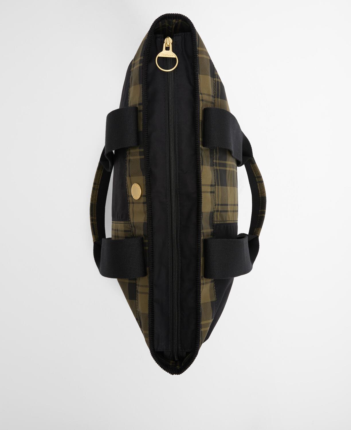 Barbour Mya Patchwork Kol Çantası BK11 Black/Olive Check