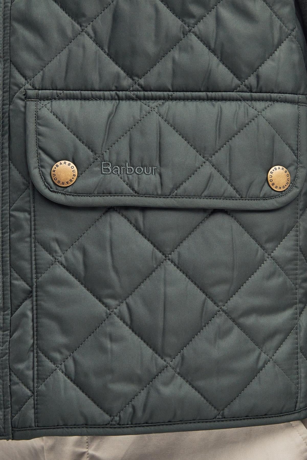 Barbour New Lowerdale Kapitone Yelek GN71 Sage