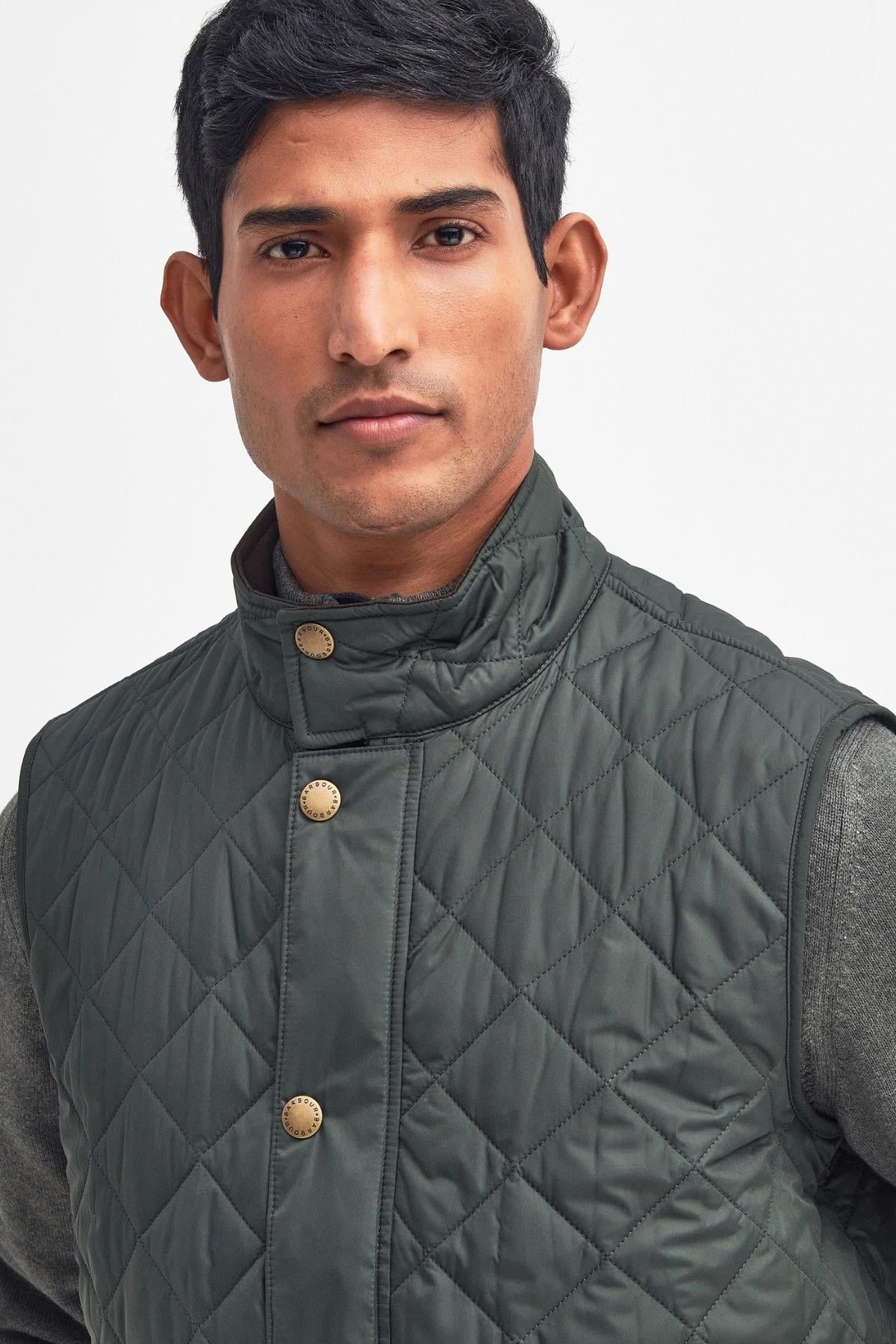 Barbour New Lowerdale Kapitone Yelek GN71 Sage