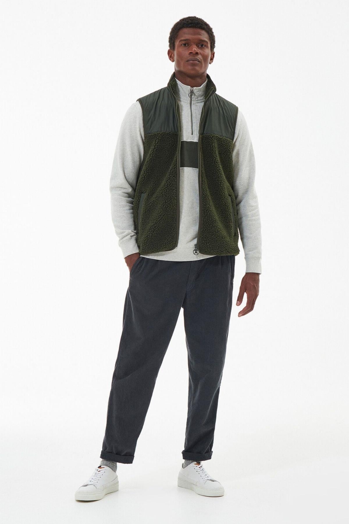 Barbour Newlan Polar Ceket OL51 Olive