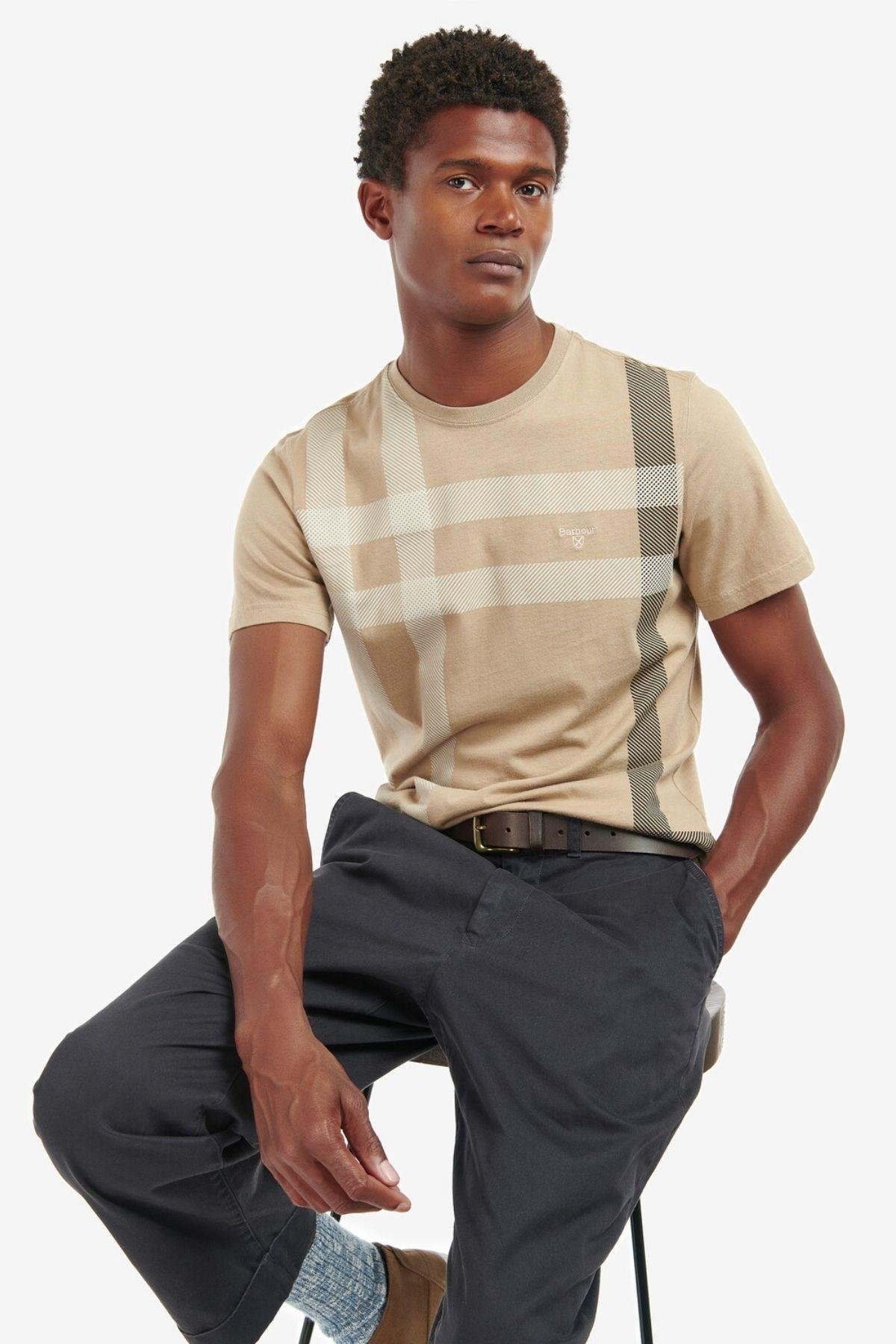 Barbour Norman T-Shirt ST17 Washed Stone