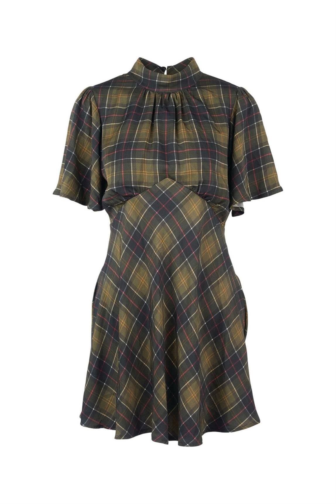 Barbour Orton Elbise TN11 Classic Tartan