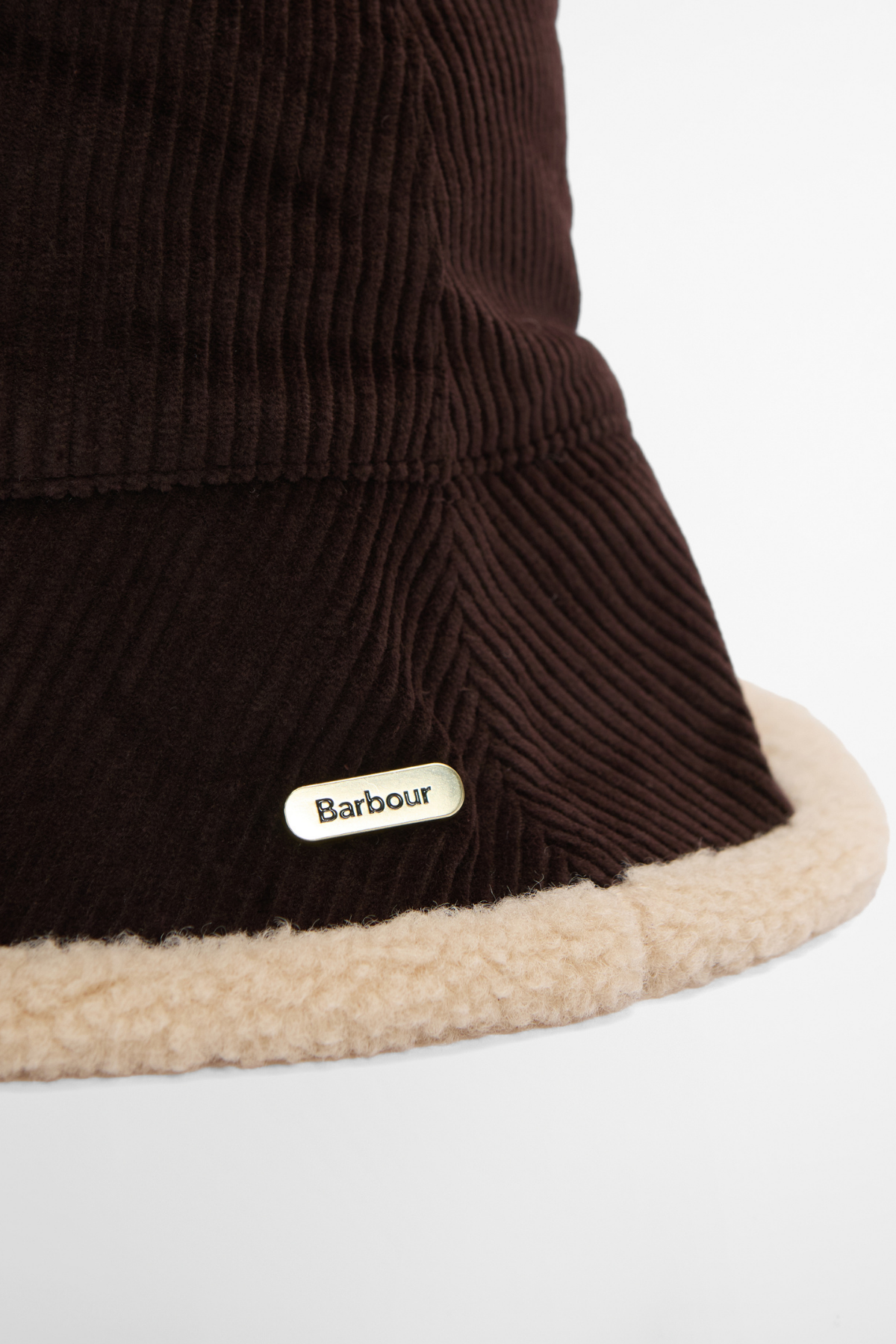 Barbour Overton Reversible Bucket Şapka BR91 Brown Beige