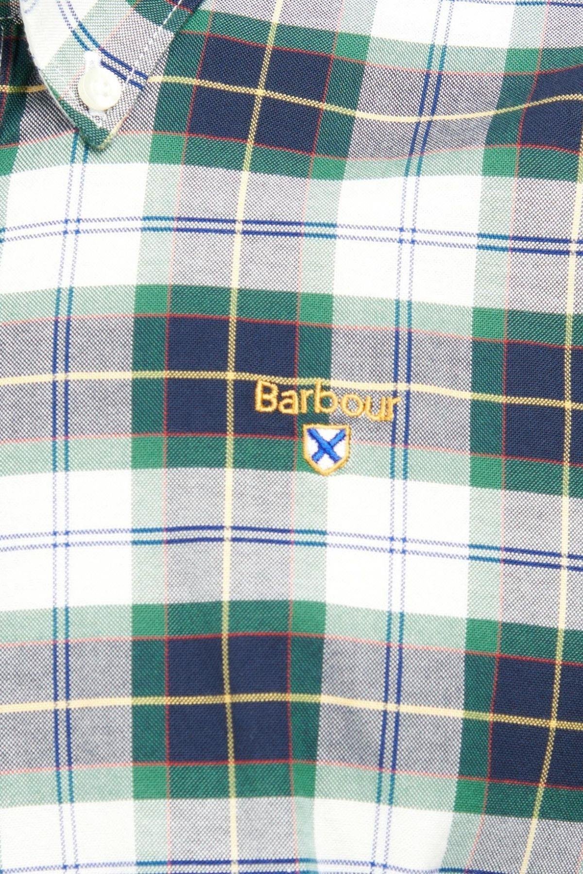 Barbour Oxbridge Tartan Tailored Gömlek TN36 Summer Ivy