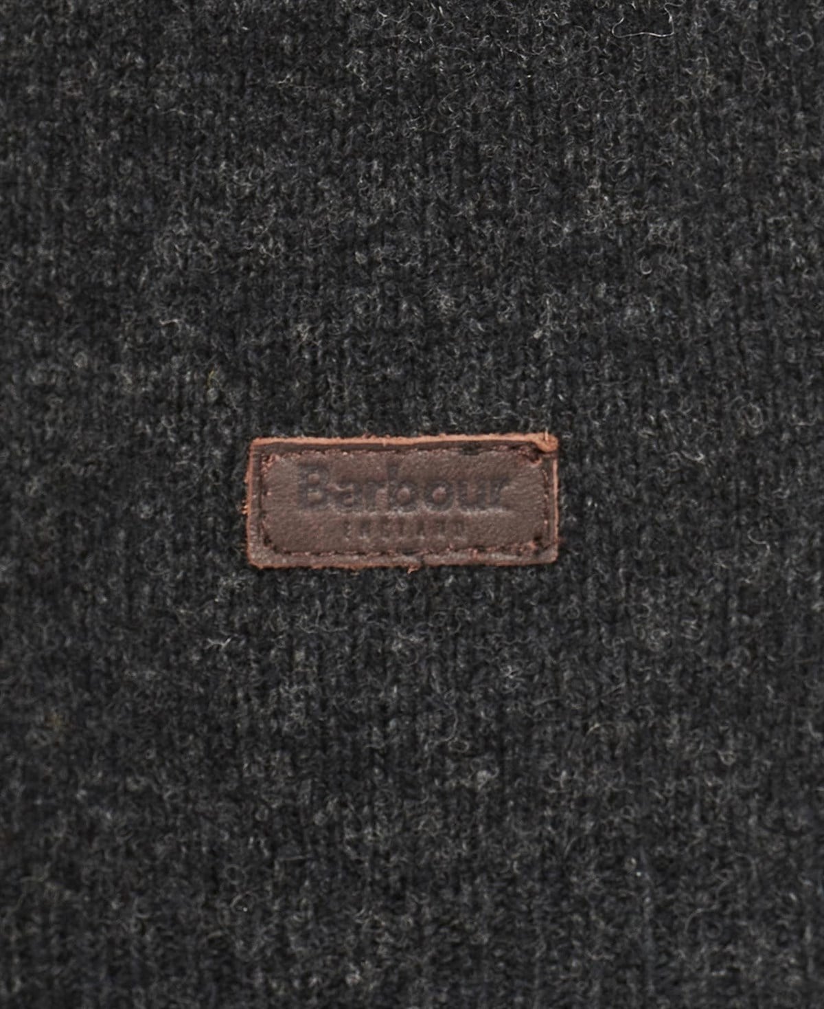 Barbour Patch Half Zip Kazak CH91 Charcoal