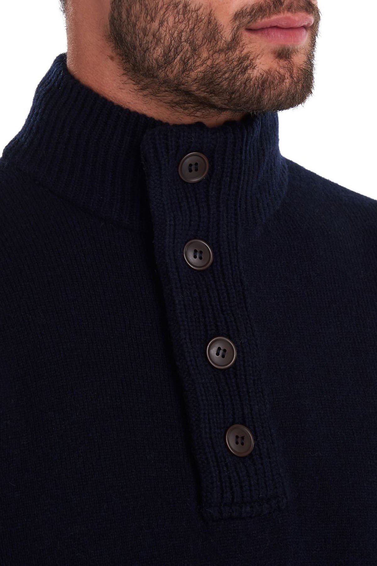 Barbour Patch Half Zip NY91 Navy