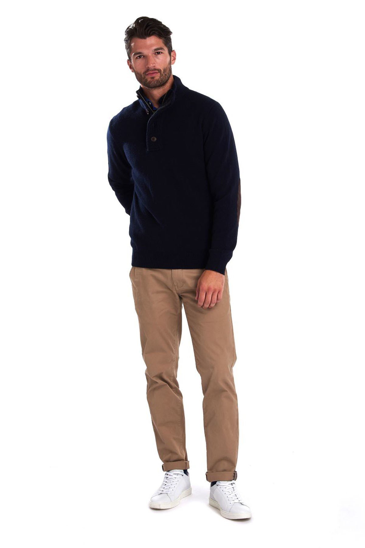 Barbour Patch Half Zip NY91 Navy