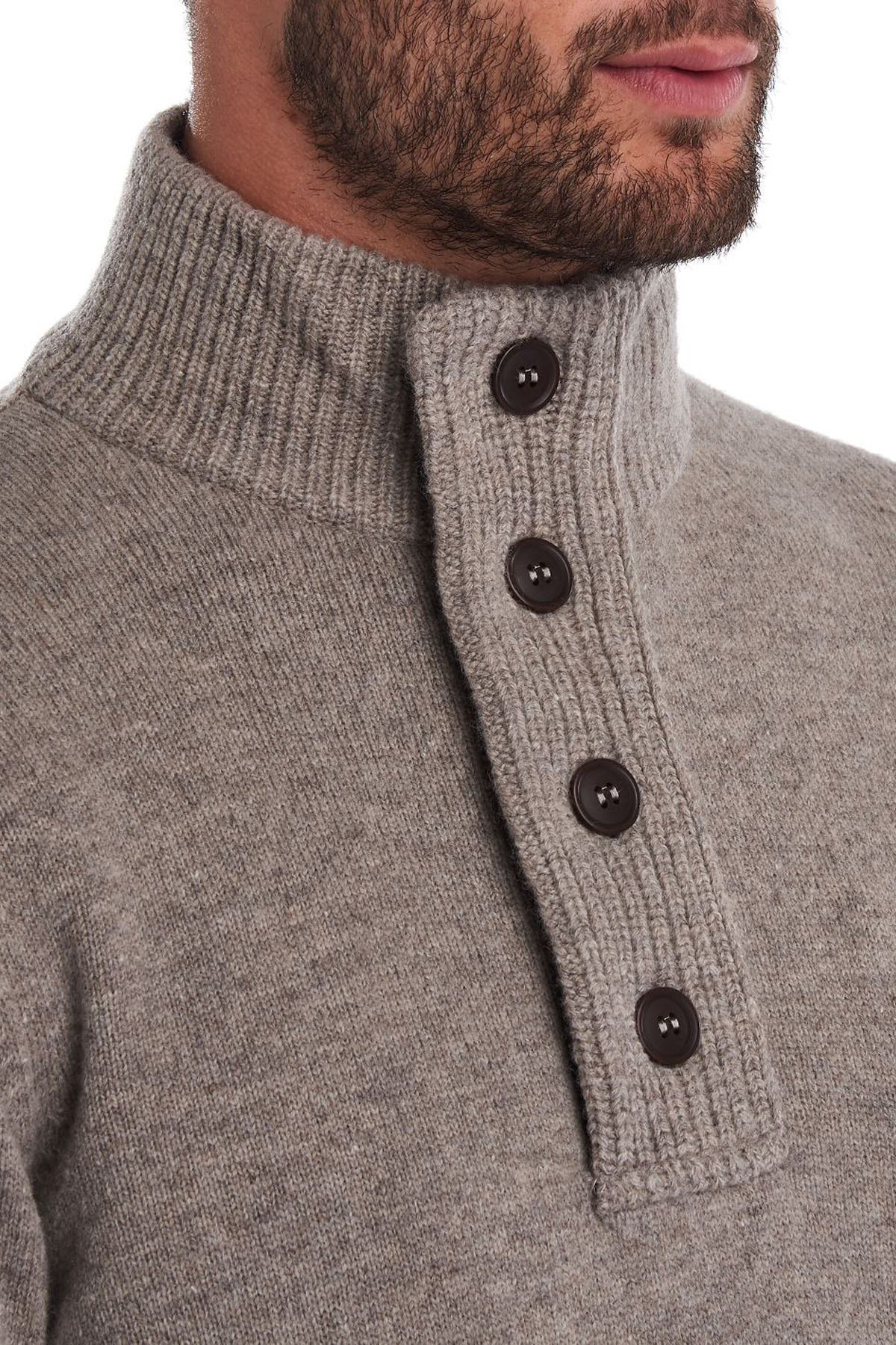 Barbour Patch Half Zip ST51 Stone