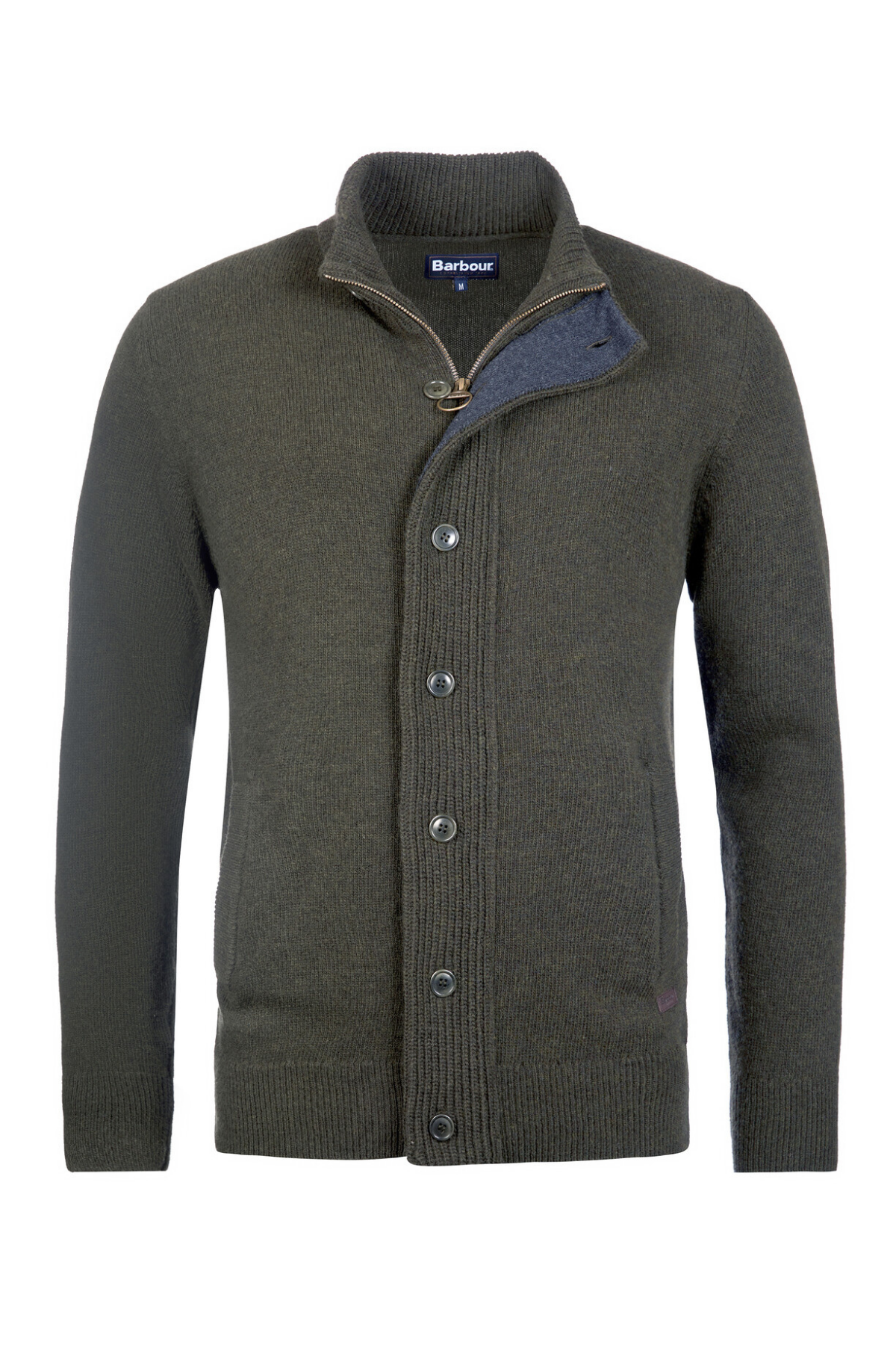 Barbour Patch Zip Through Hırka GN73 Seaweed