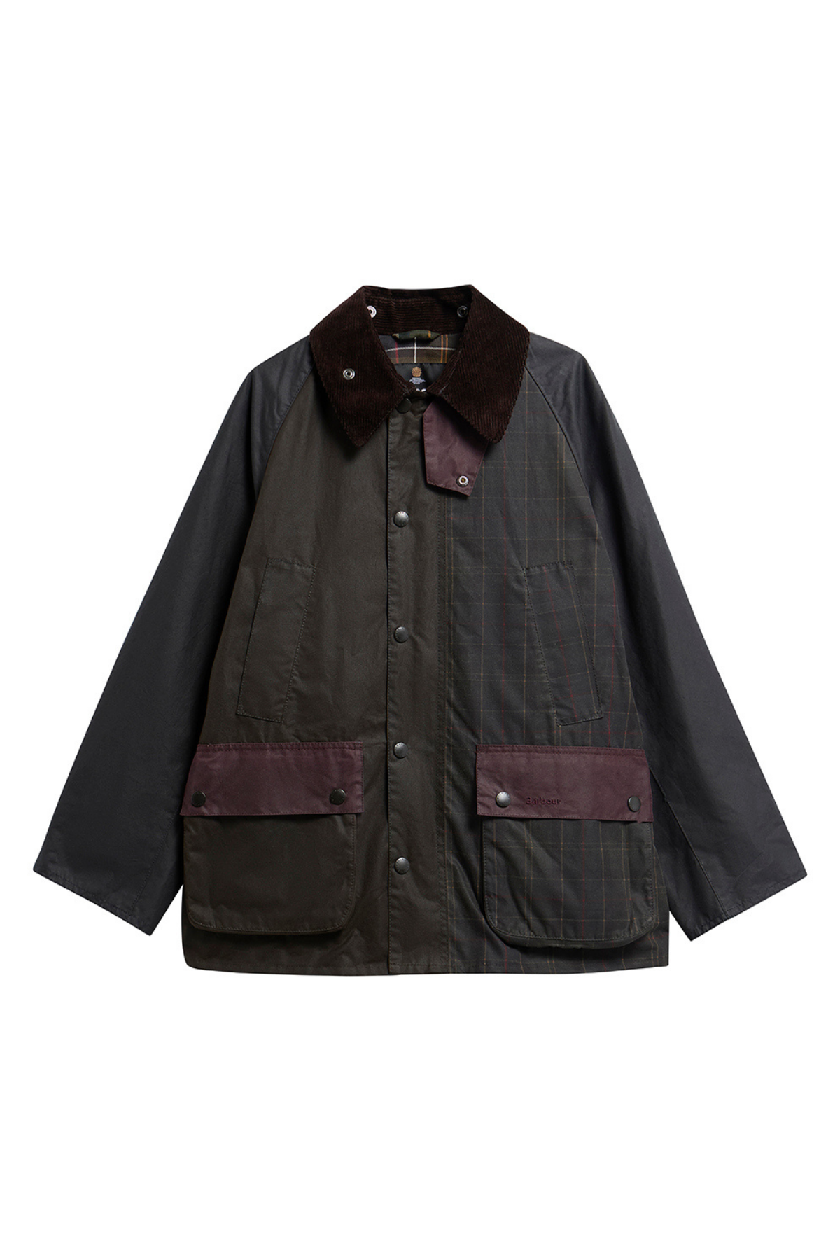 Barbour Patchwork  Bedale Yağlı Ceket OL71 Tartan Multi