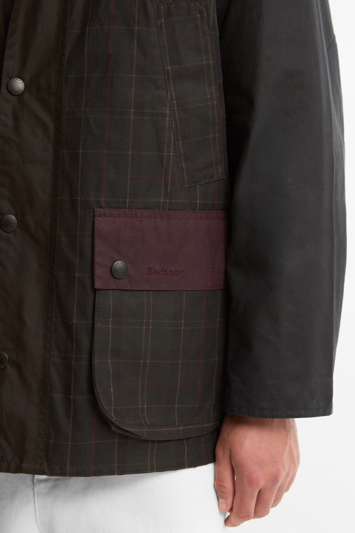 Barbour Patchwork  Bedale Yağlı Ceket OL71 Tartan Multi