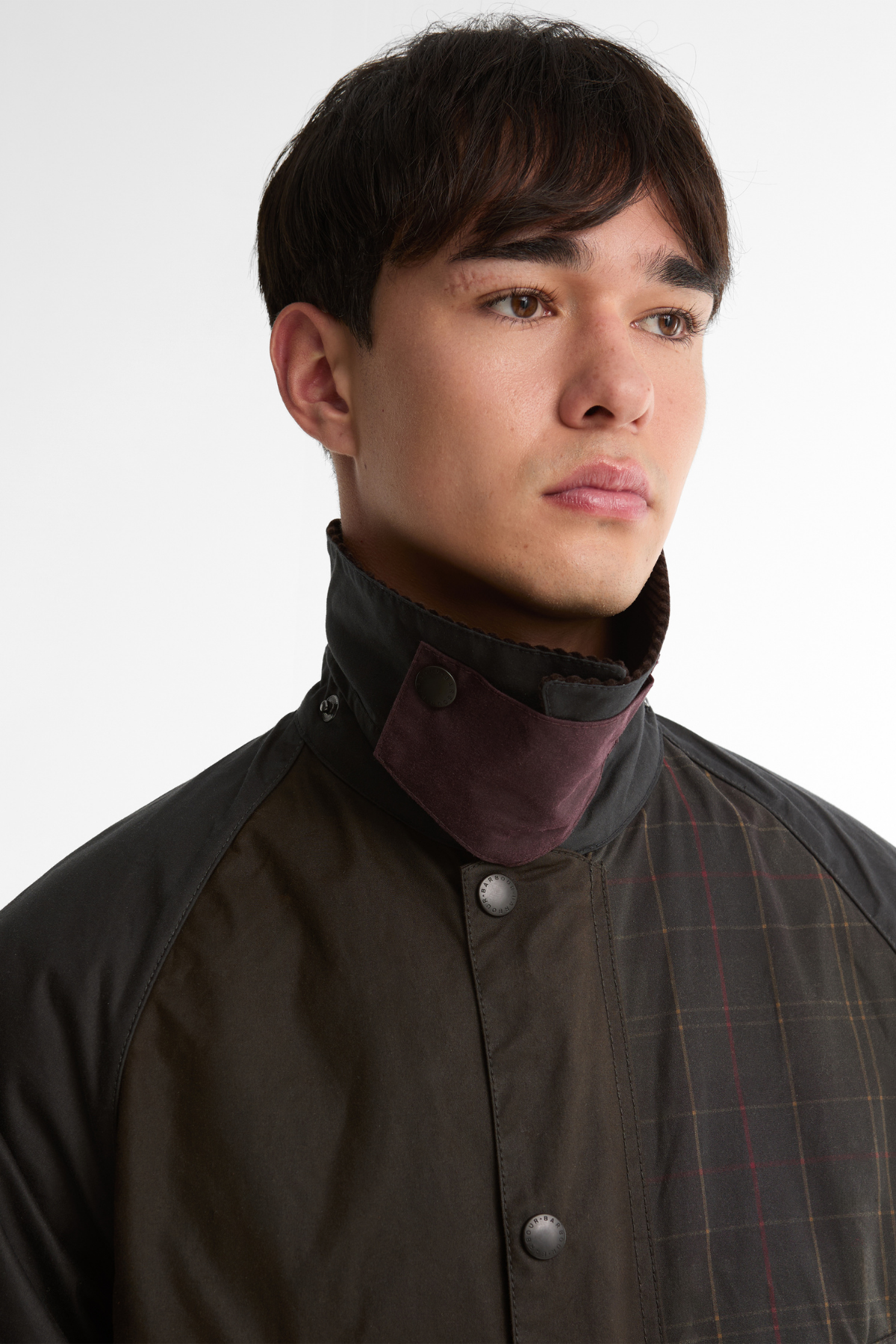 Barbour Patchwork  Bedale Yağlı Ceket OL71 Tartan Multi