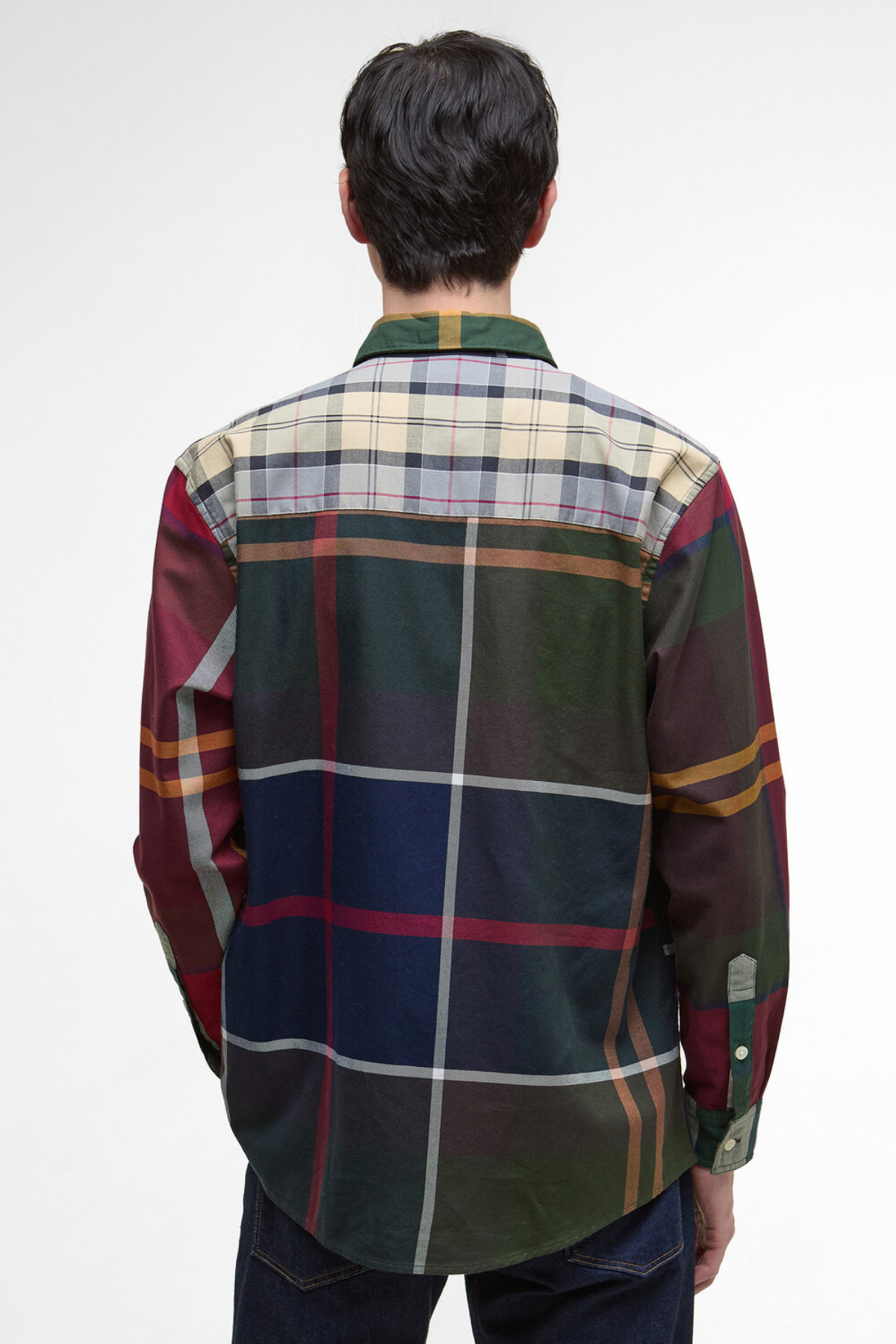 Barbour Patchwork OS Tartan Gömlek MI73 Tartan Mix