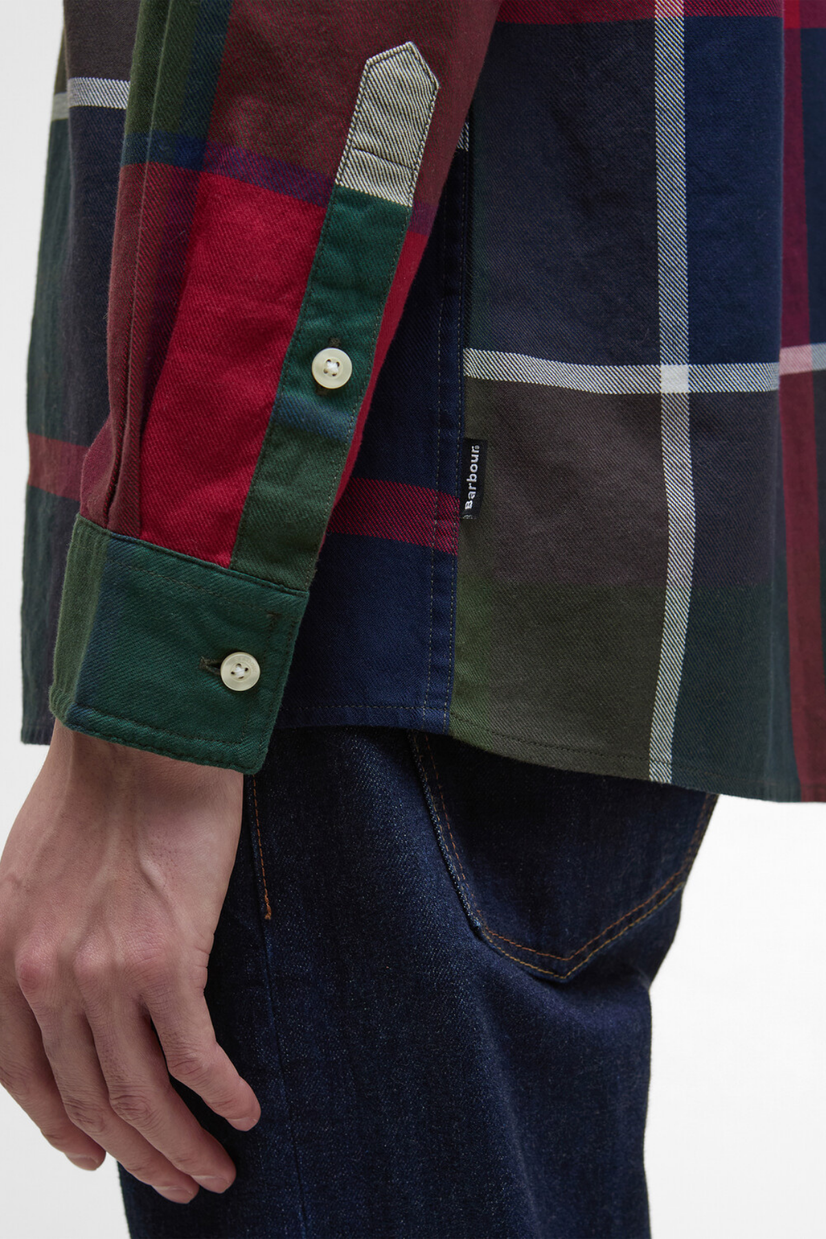 Barbour Patchwork OS Tartan Gömlek MI73 Tartan Mix