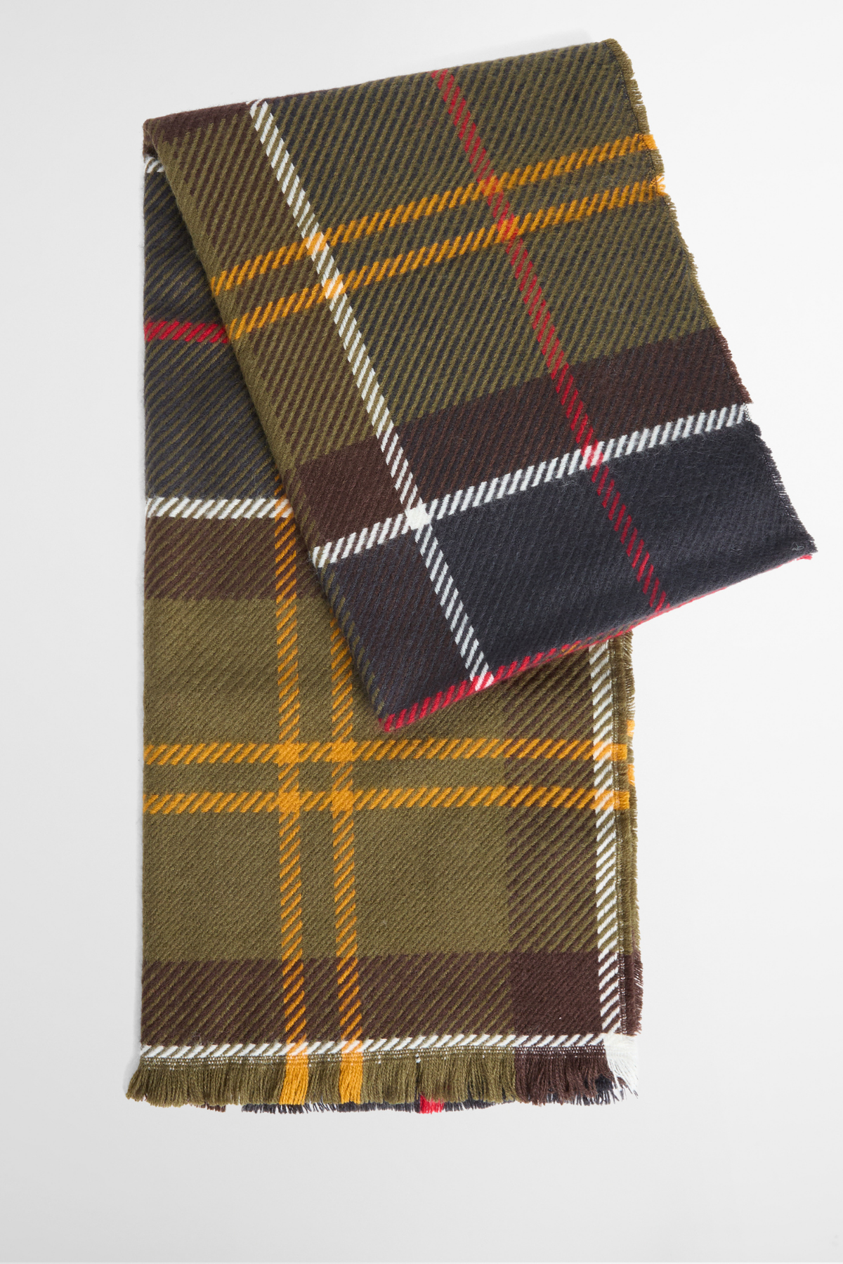 Barbour Pendle Bere & Blair Atkı Hediye Seti TN11 Classic Tartan