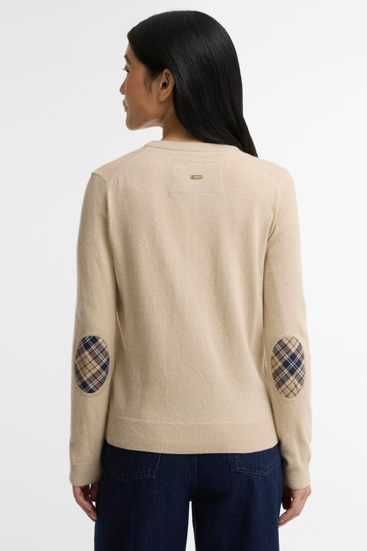 Barbour Pendle Triko Hırka BE54 Honey Birchwood Tartan