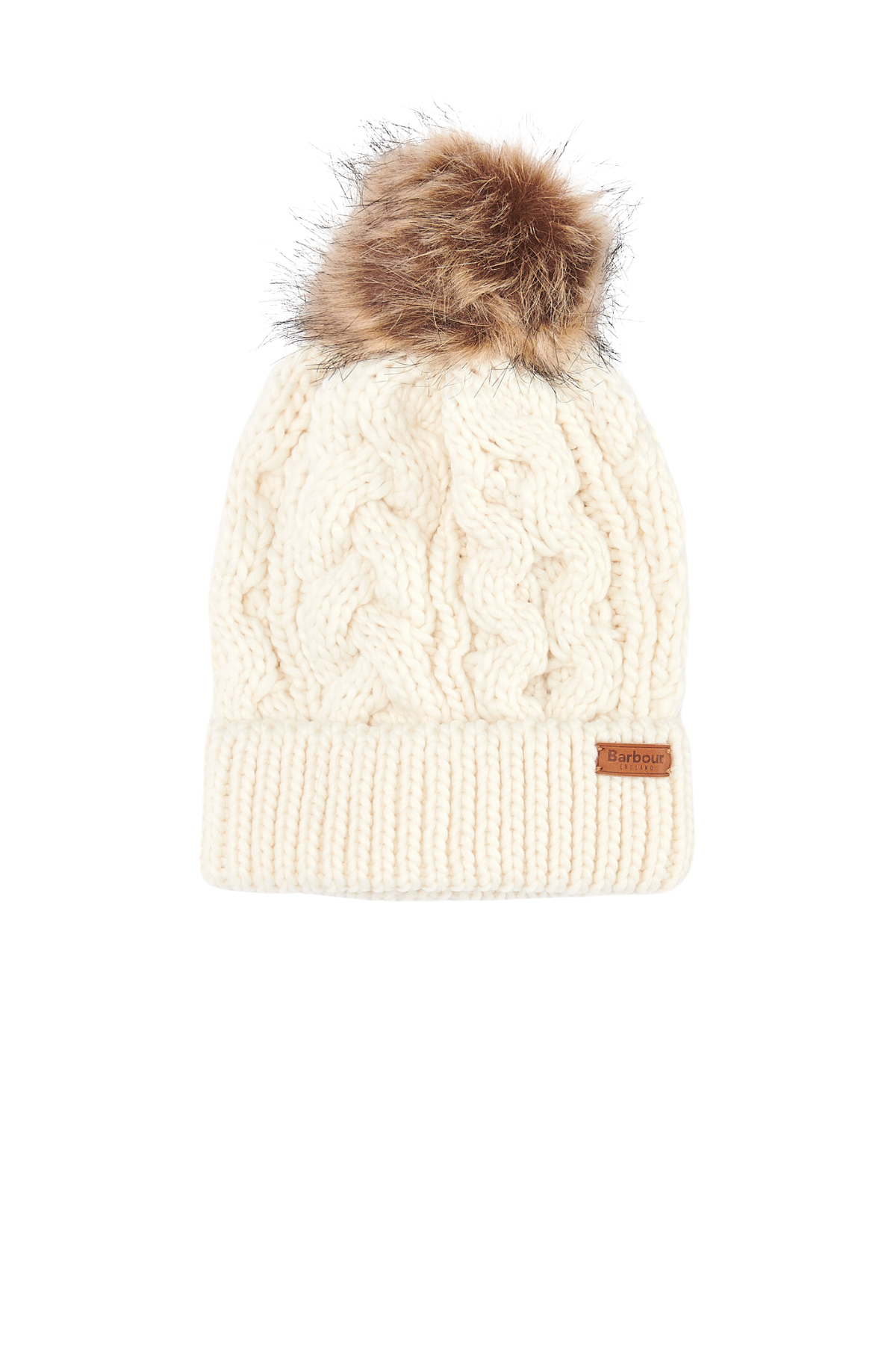 Barbour Penshaw Cable Bere WH11 Cloud White