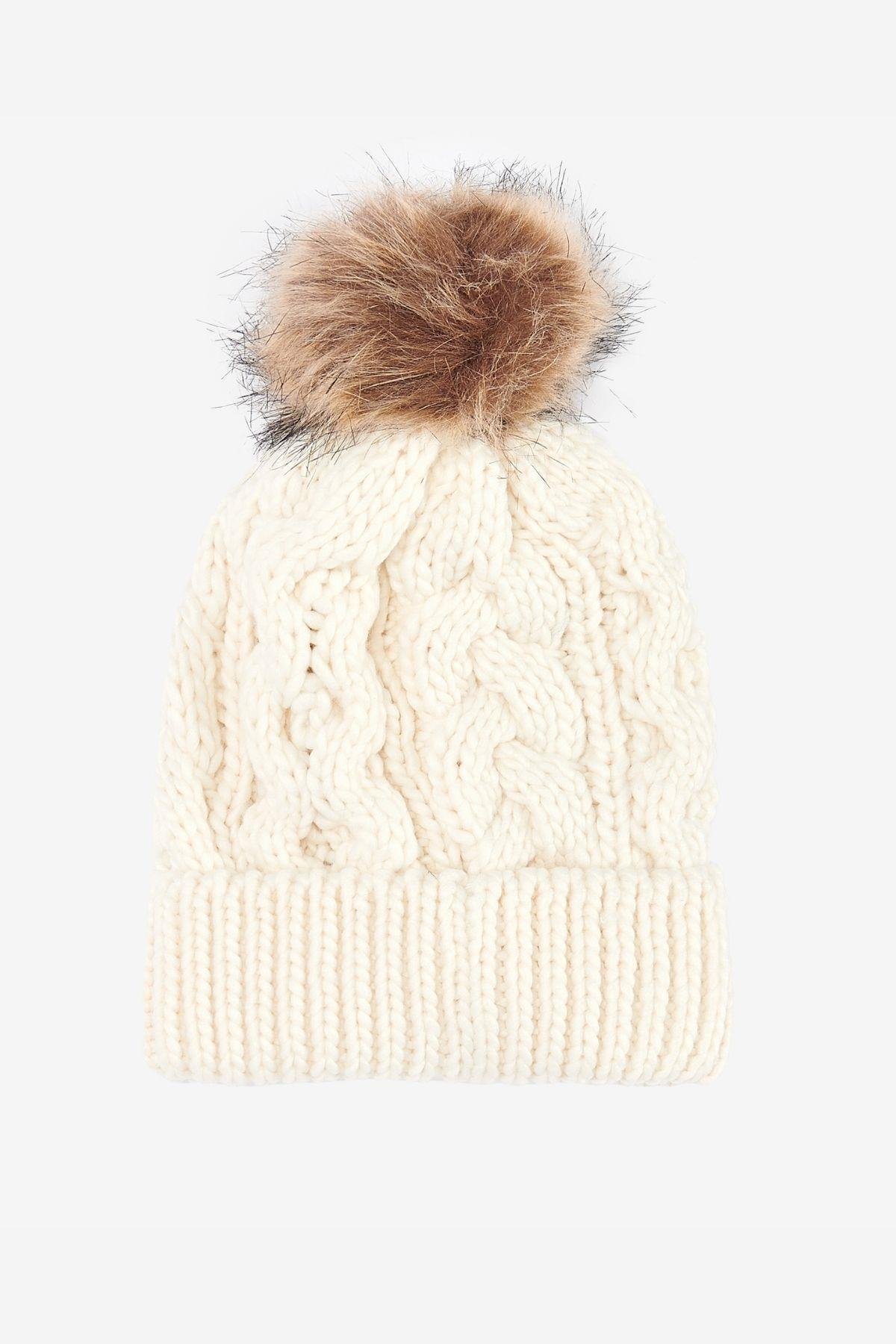 Barbour Penshaw Cable Bere WH11 Cloud White