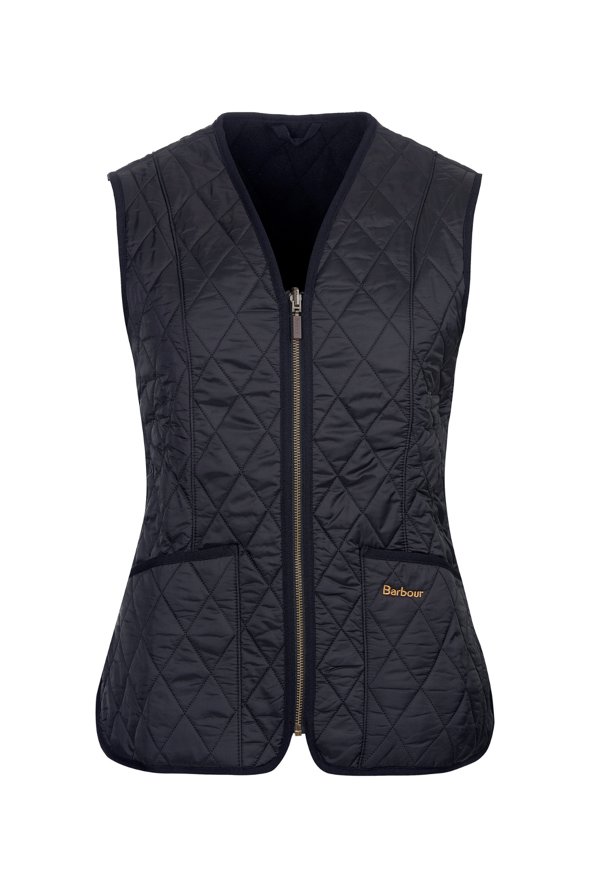 Barbour Polar Betty İçlik-Yelek - Beadnell Ceketler İle Uyumludur BK11 Black-Black Slate