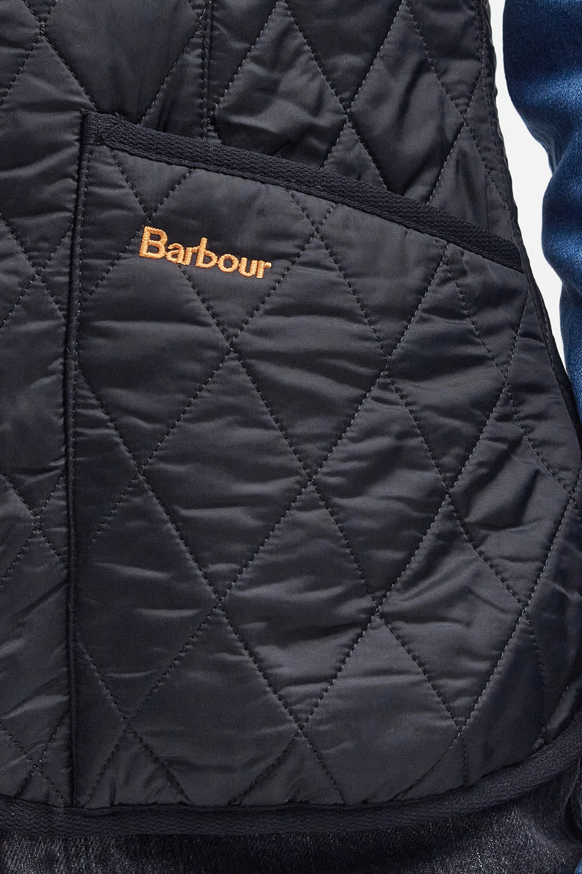 Barbour Polar Betty İçlik-Yelek - Beadnell Ceketler İle Uyumludur BK11 Black-Black Slate