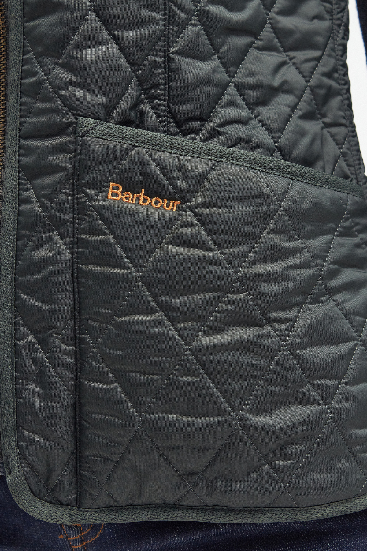 Barbour Polar Betty İçlik-Yelek - Beadnell Ceketler İle Uyumludur OL71 Dk Olive