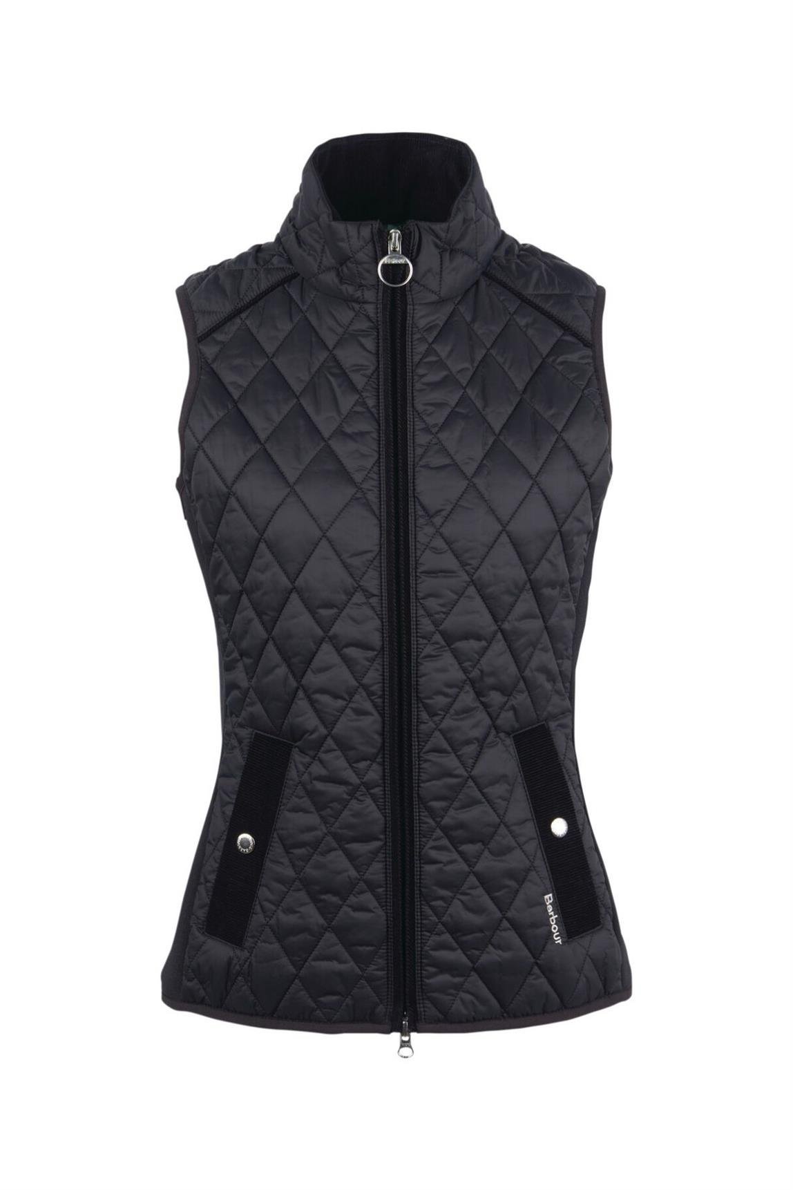 Barbour Poppy Kadın Yelek BK51 Black/Gardenia Dress Tartan