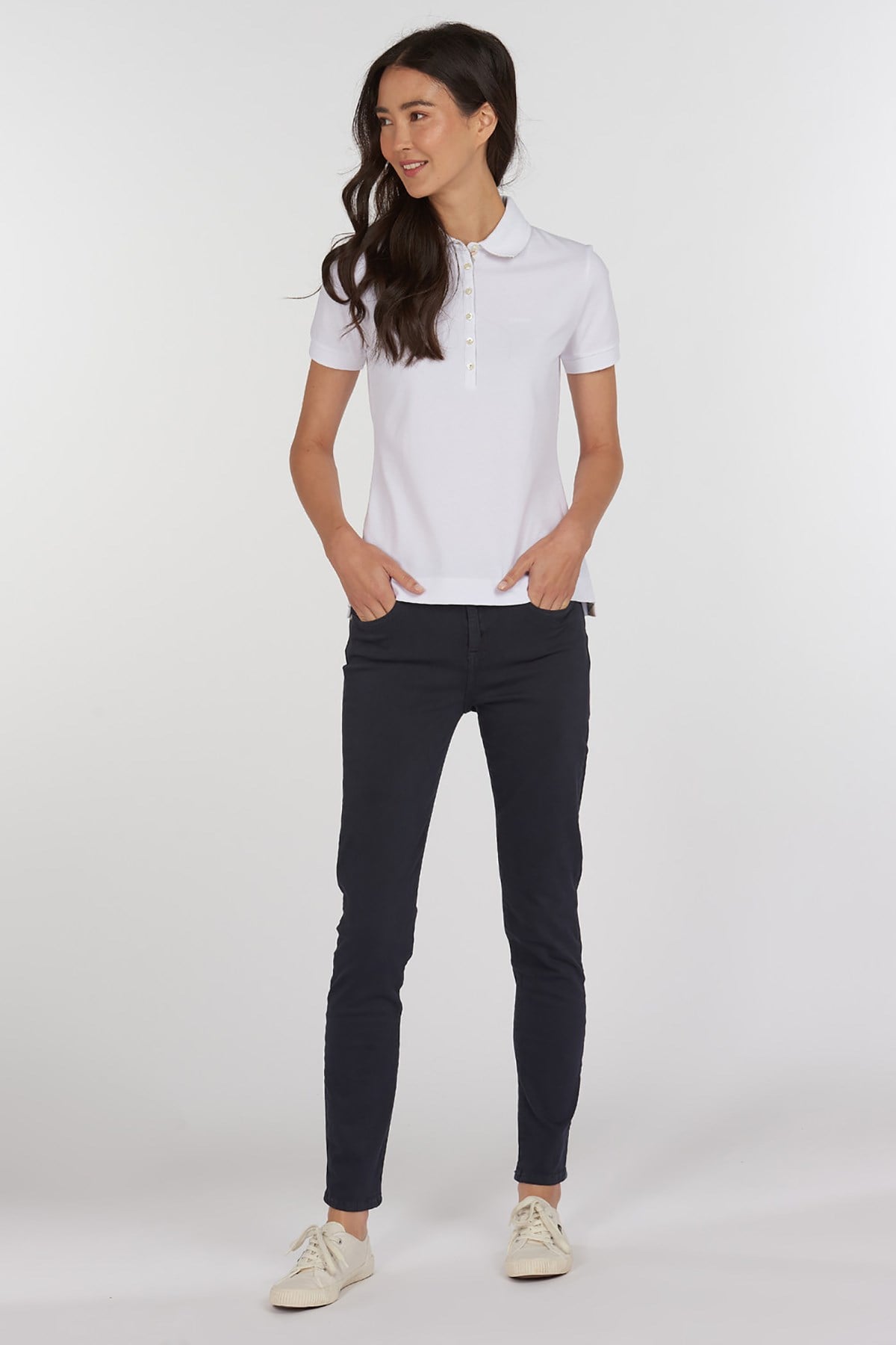 Barbour Portsdown Top Polo Shirt WH13 White