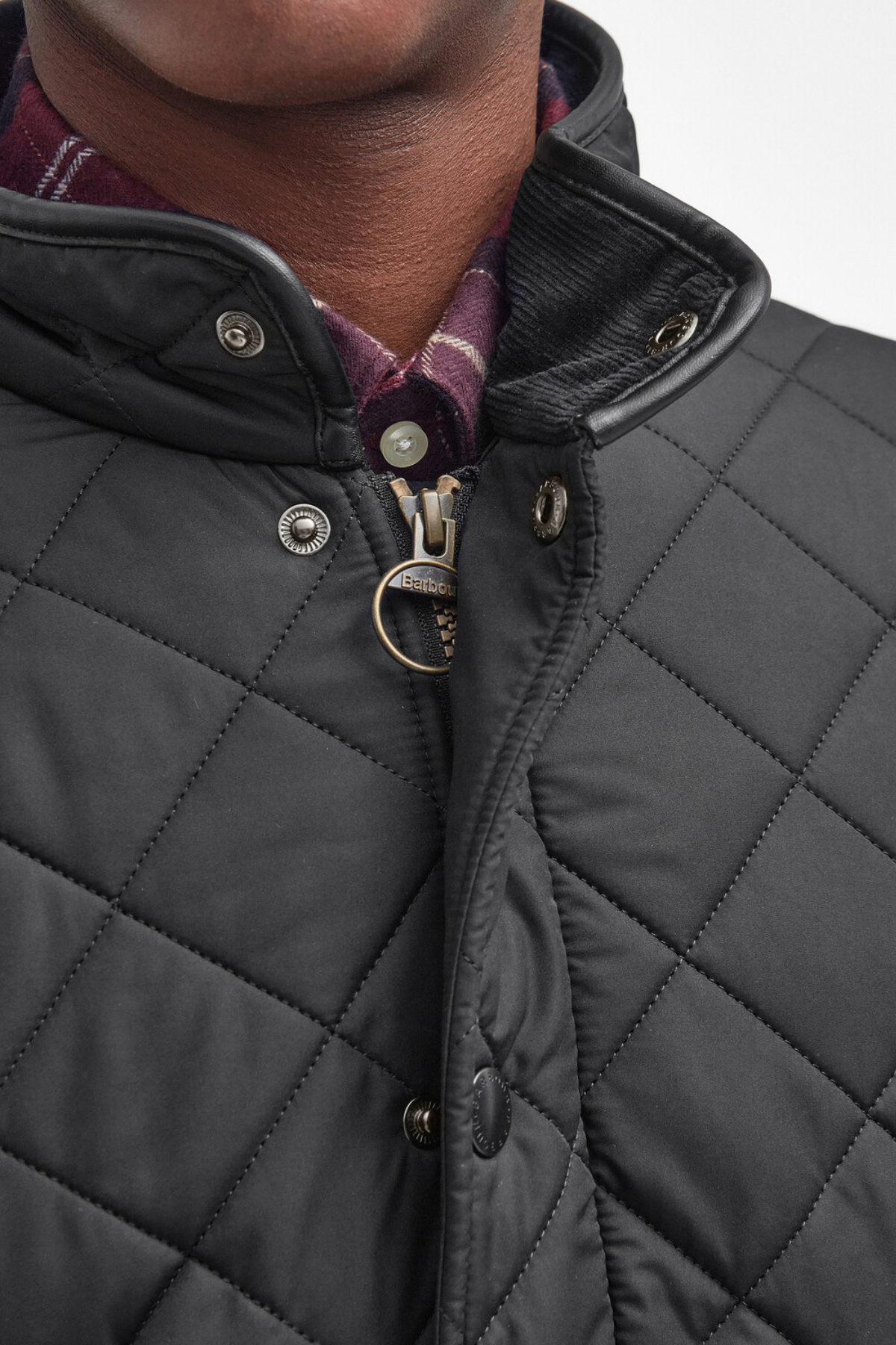 Barbour Powell Polar Kapitone Ceket BK11 Black