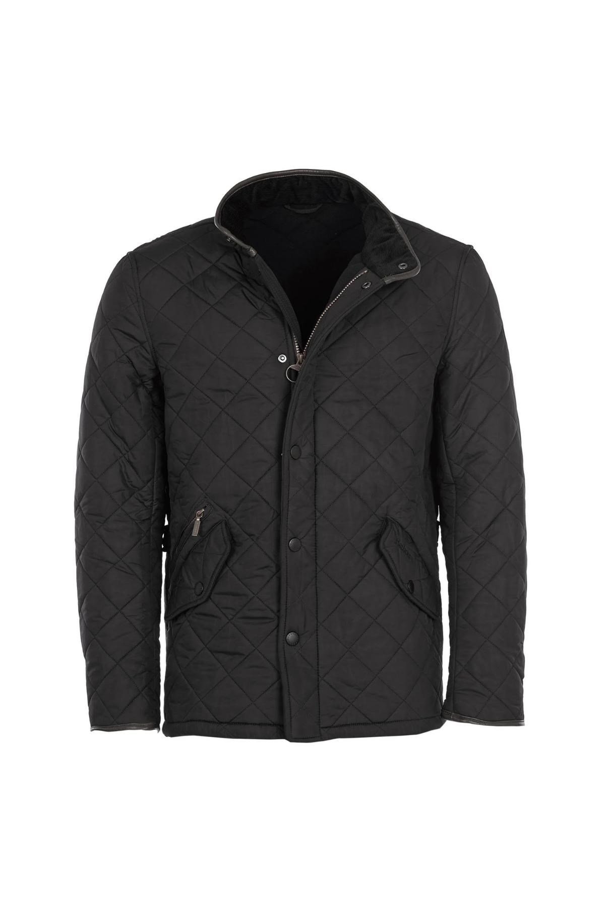 Barbour Powell Polar Kapitone Ceket BK11 Black