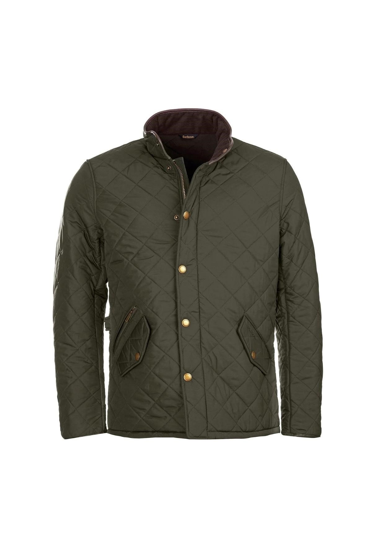 Barbour Powell Polar Kapitone Ceket GN72 Sage
