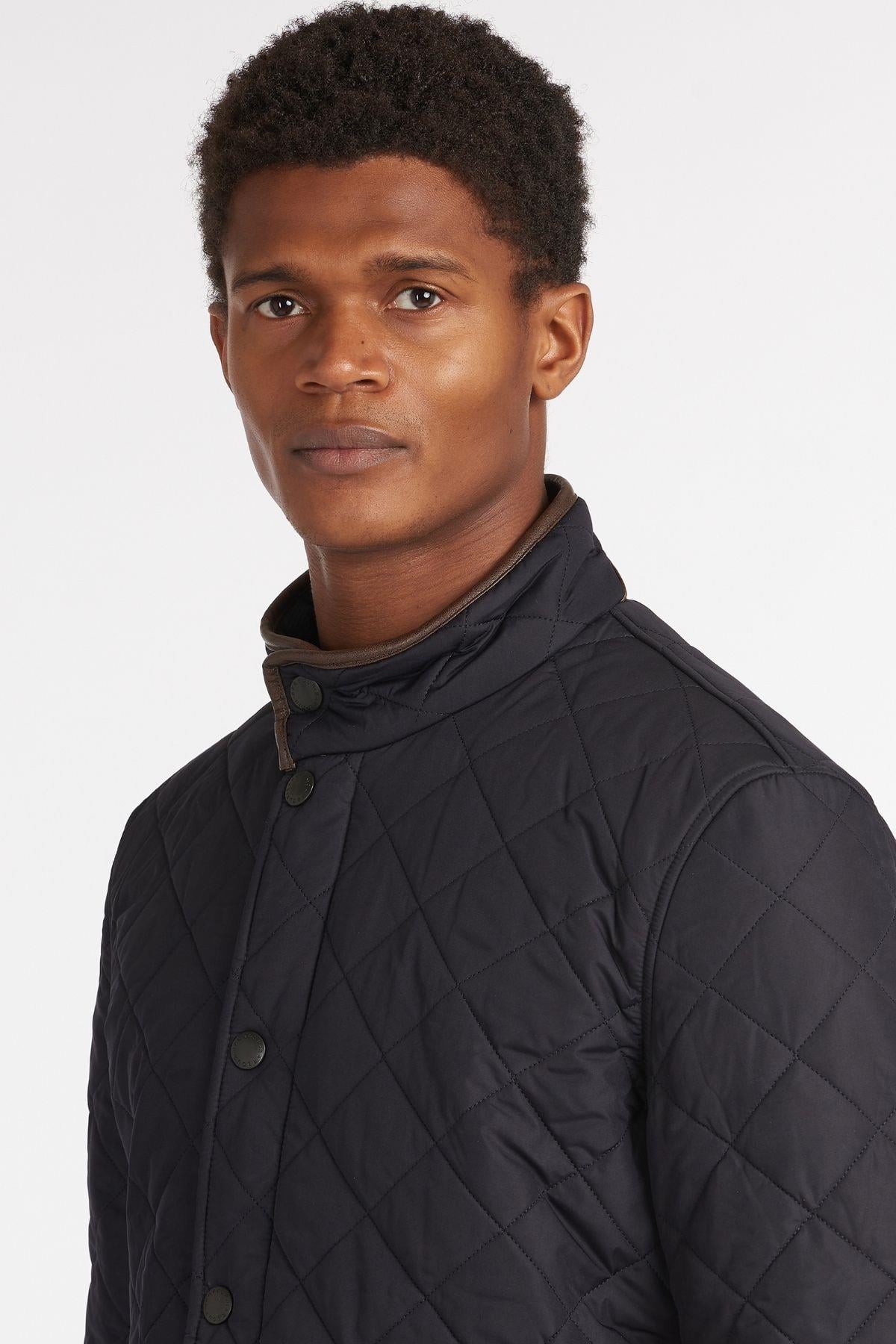 Barbour Powell Polar Kapitone Ceket NY71 Navy