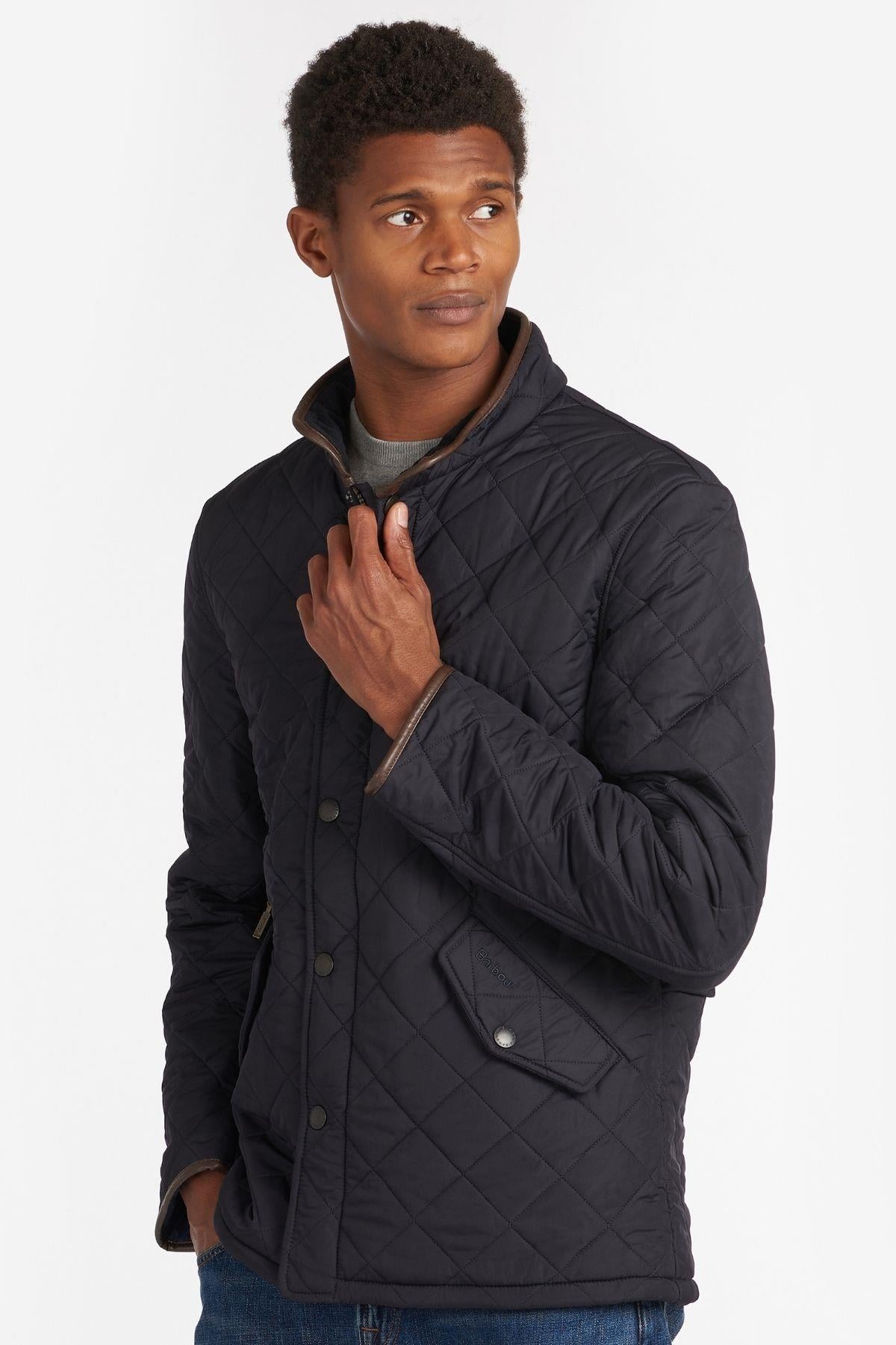 Barbour Powell Polar Kapitone Ceket NY71 Navy