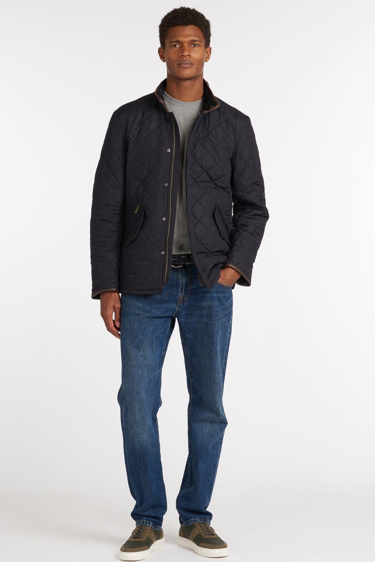 Barbour Powell Polar Kapitone Ceket NY71 Navy