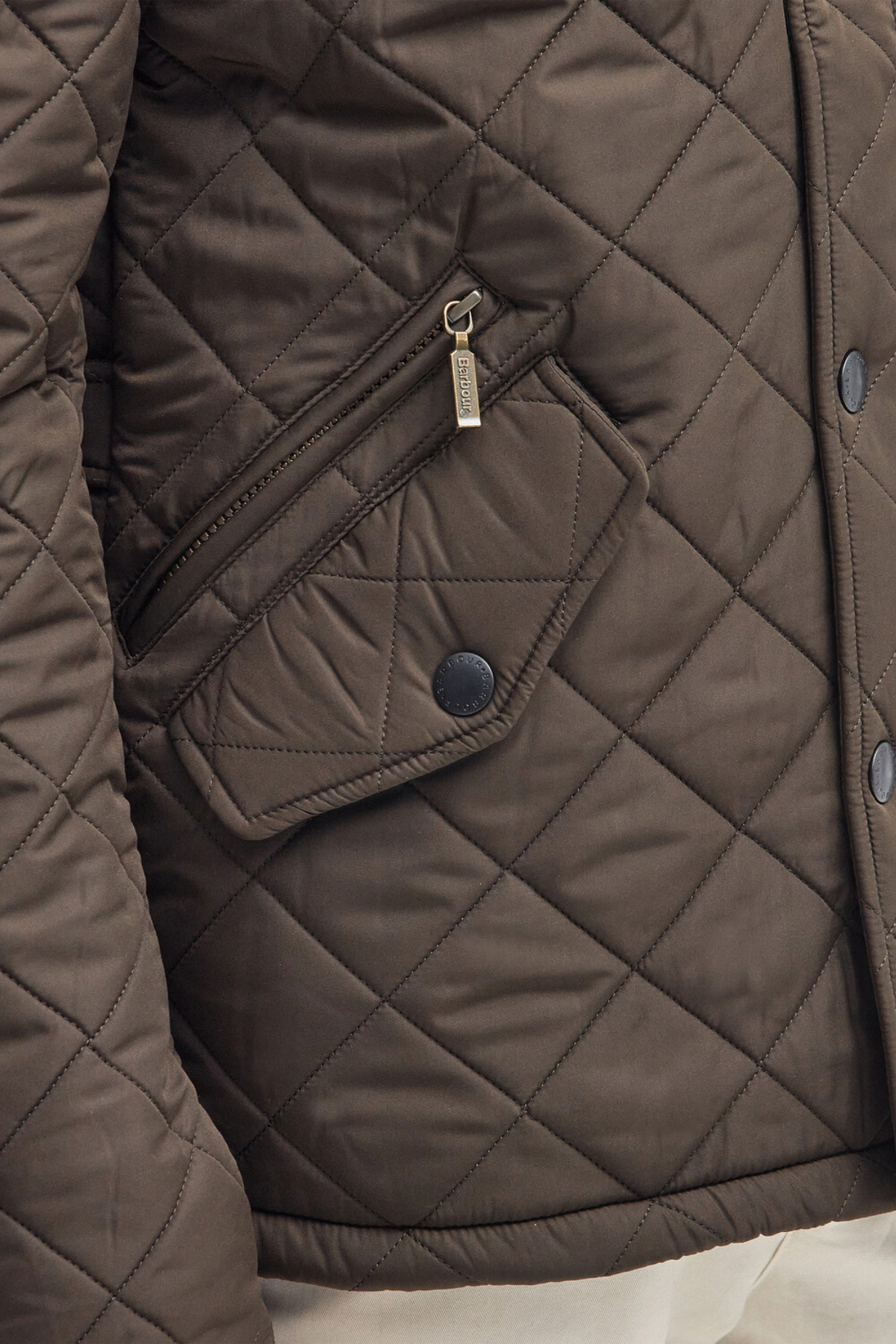 Barbour Powell Polar Kapitone Ceket OL51 Olive