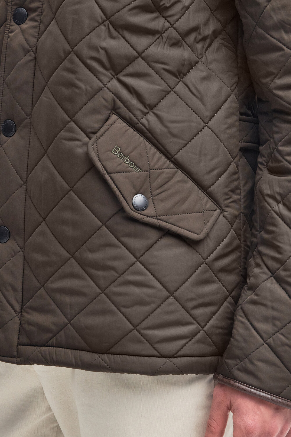 Barbour Powell Polar Kapitone Ceket OL51 Olive