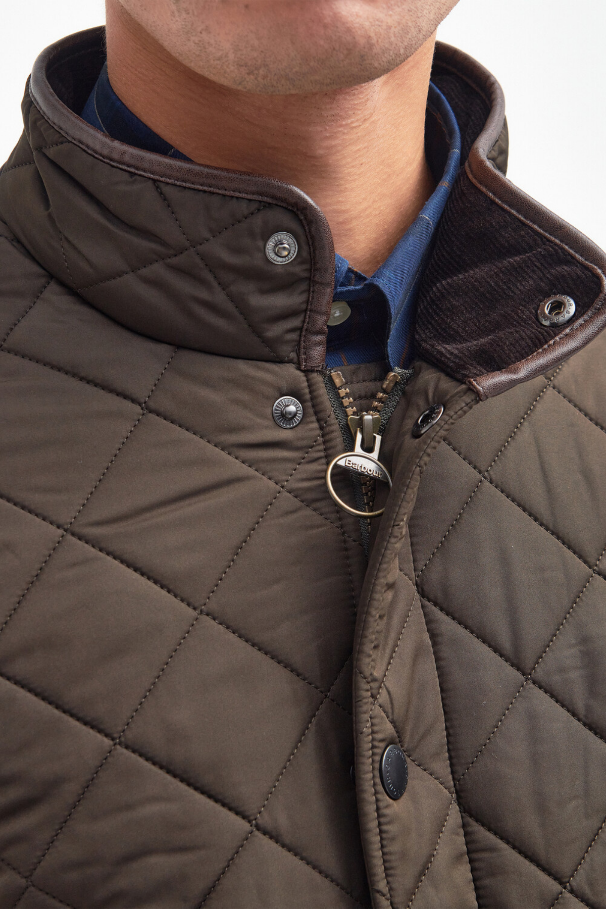Barbour Powell Polar Kapitone Ceket OL51 Olive