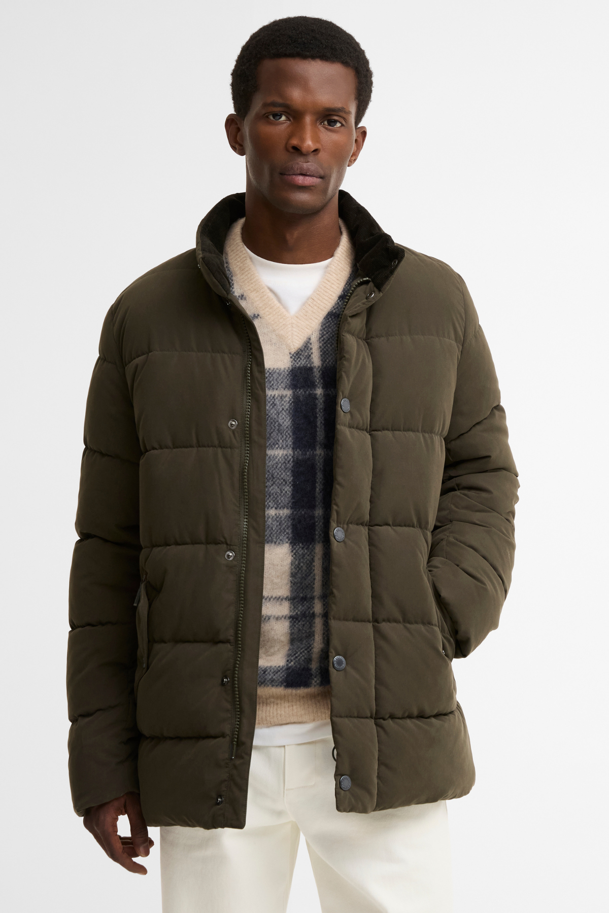 Barbour Powell Puffer Mont SG71 Dark Sage