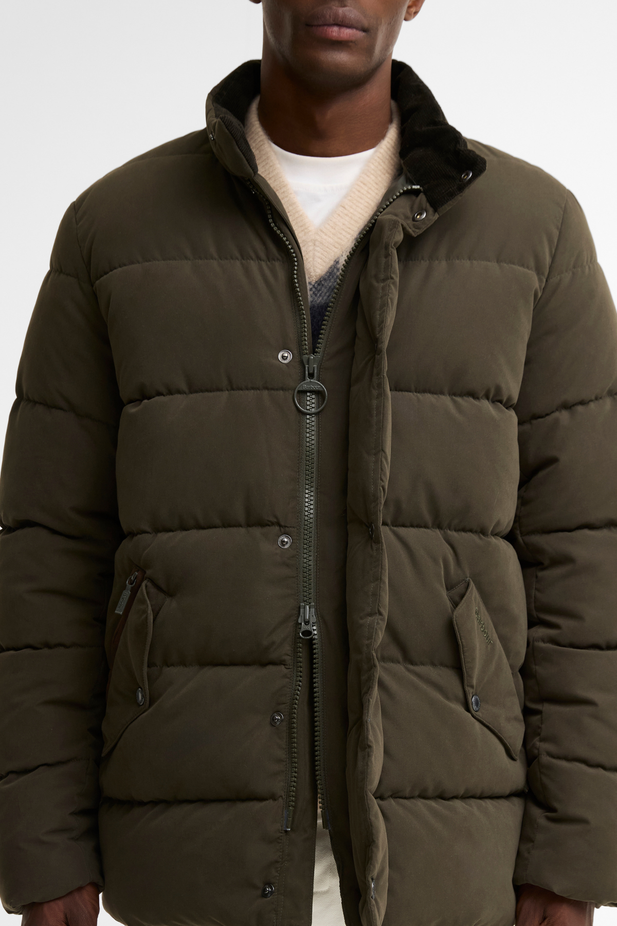 Barbour Powell Puffer Mont SG71 Dark Sage