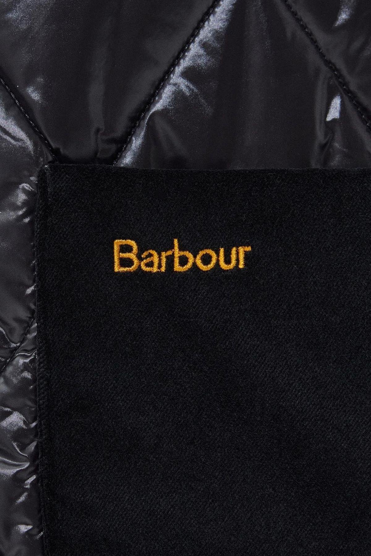 Barbour Premium Woodhall Kapitone Ceket BK11 Black/Classic