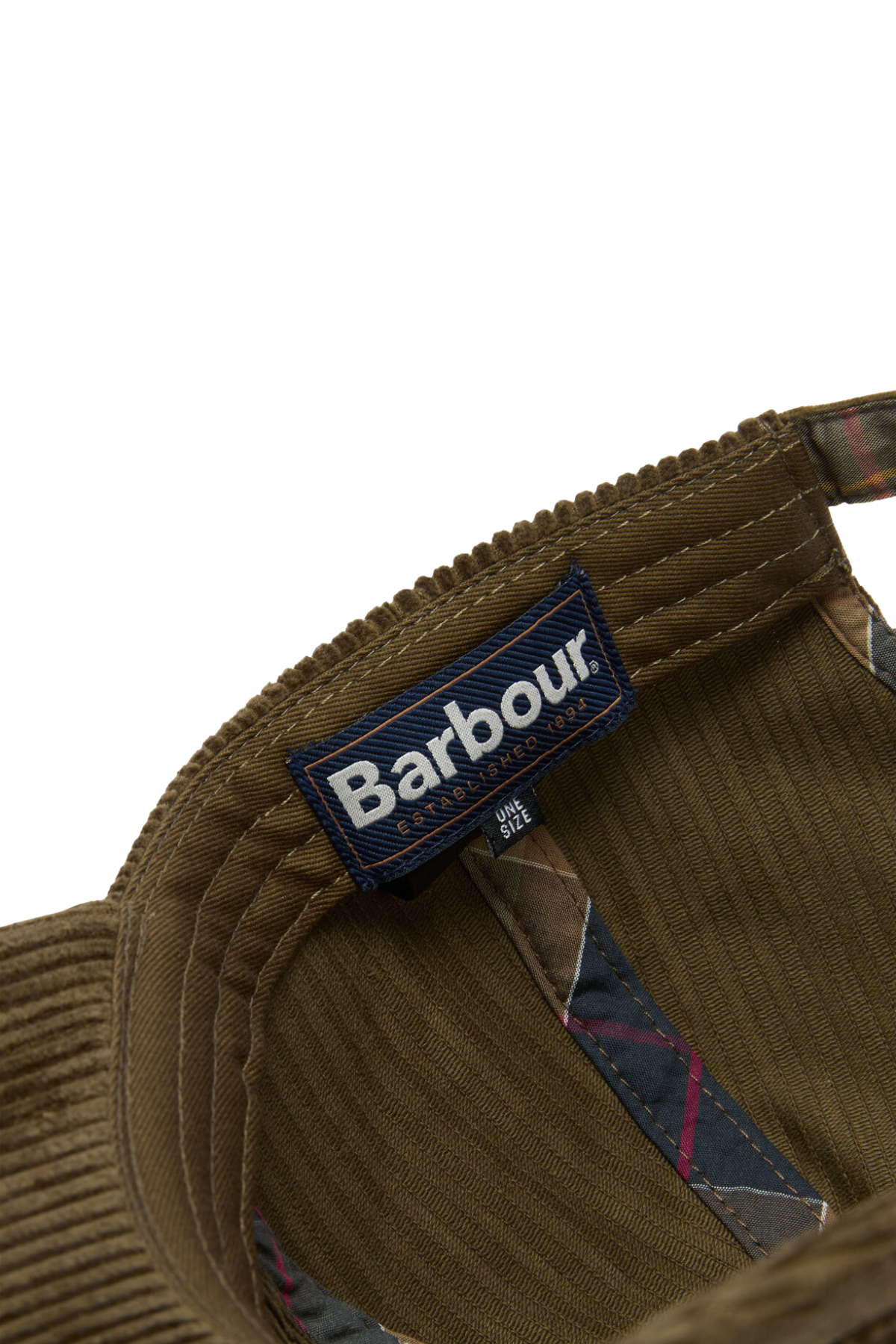 Barbour Preston Cord Şapka OL51 Olive
