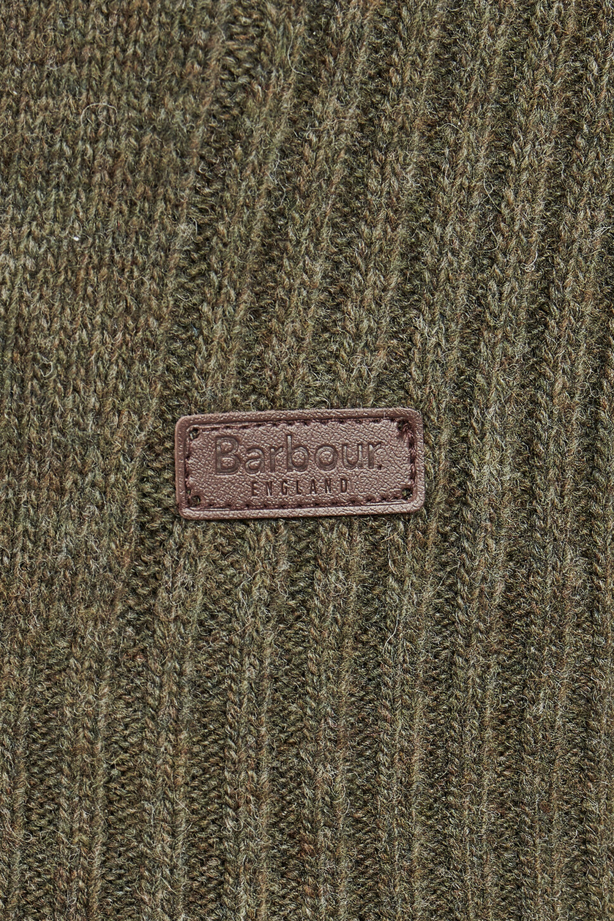 Barbour Pullover Nelson Yarım Fermuar Kazak GN73 Seaweed