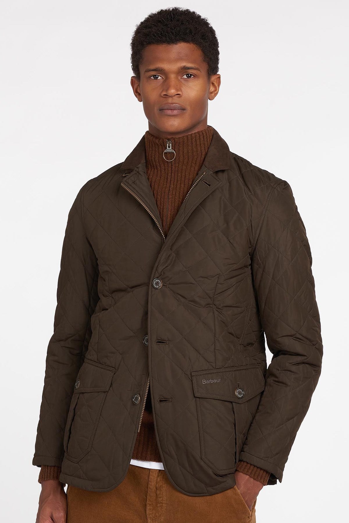 Barbour Quilted Lutz Ceket OL51 Olive