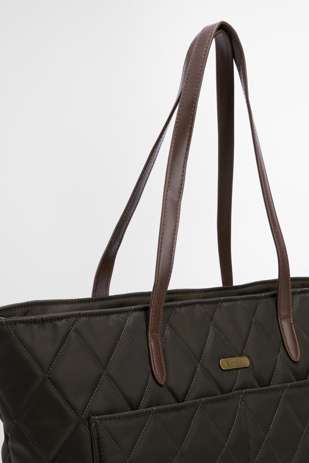Barbour Quilted Tote Çanta OL75 Olive