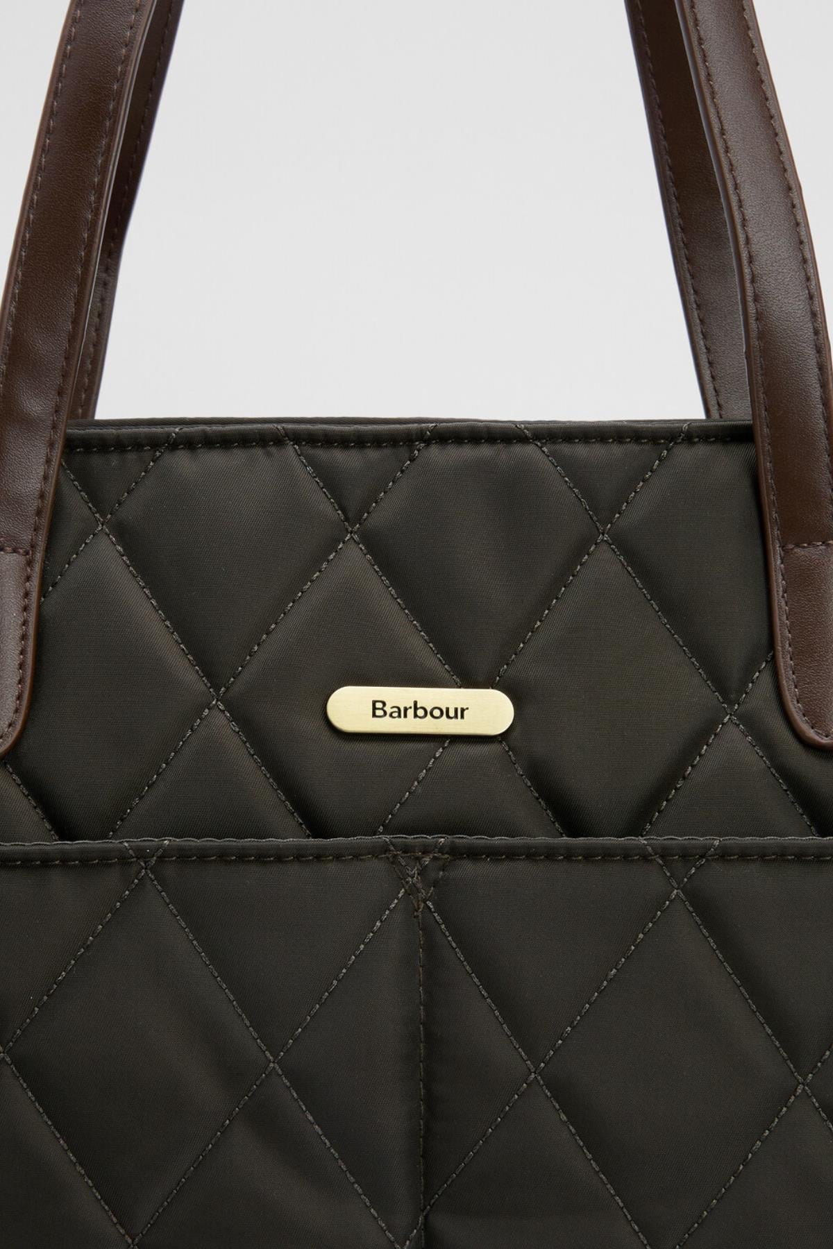 Barbour Quilted Tote Çanta OL75 Olive