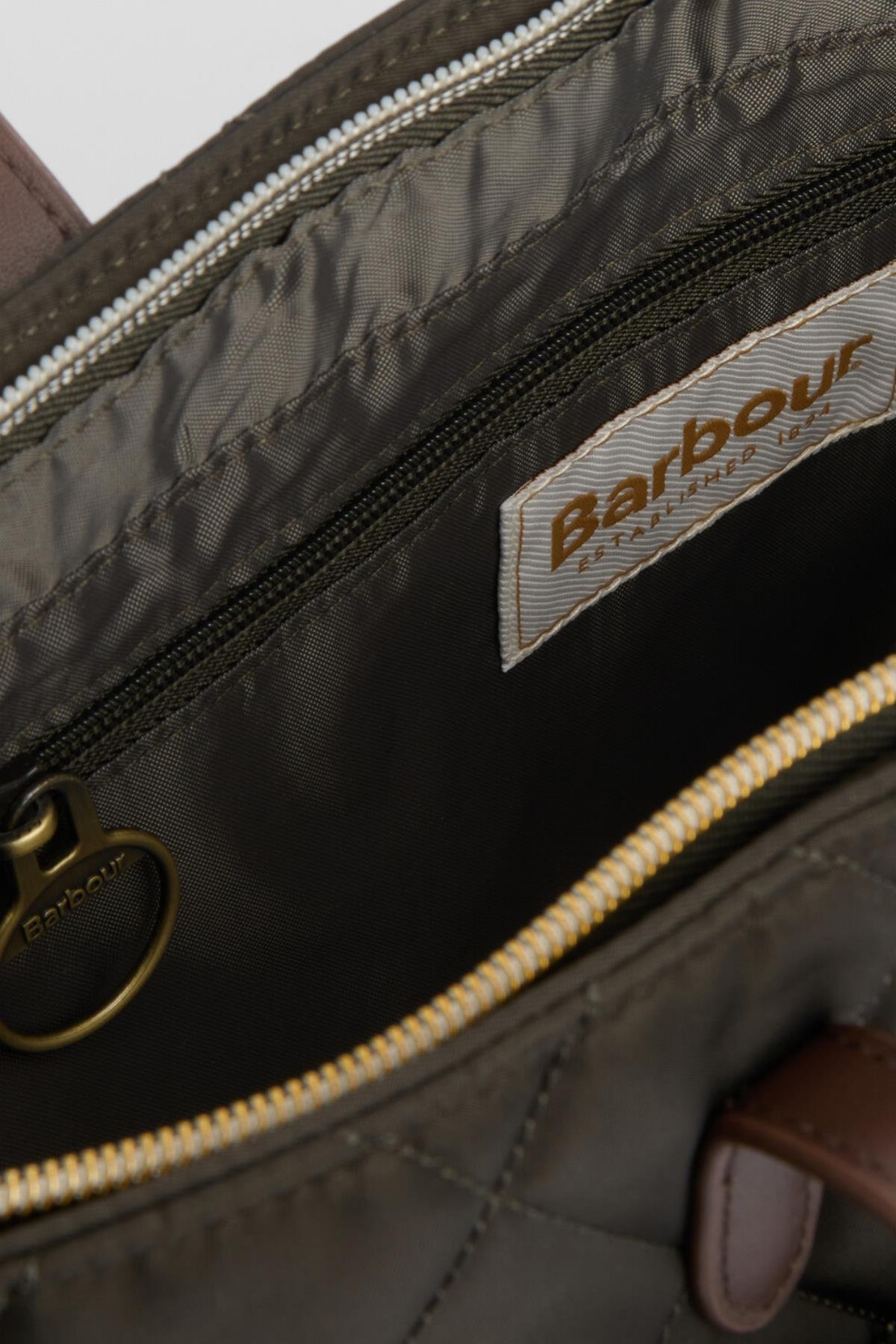 Barbour Quilted Tote Çanta OL75 Olive