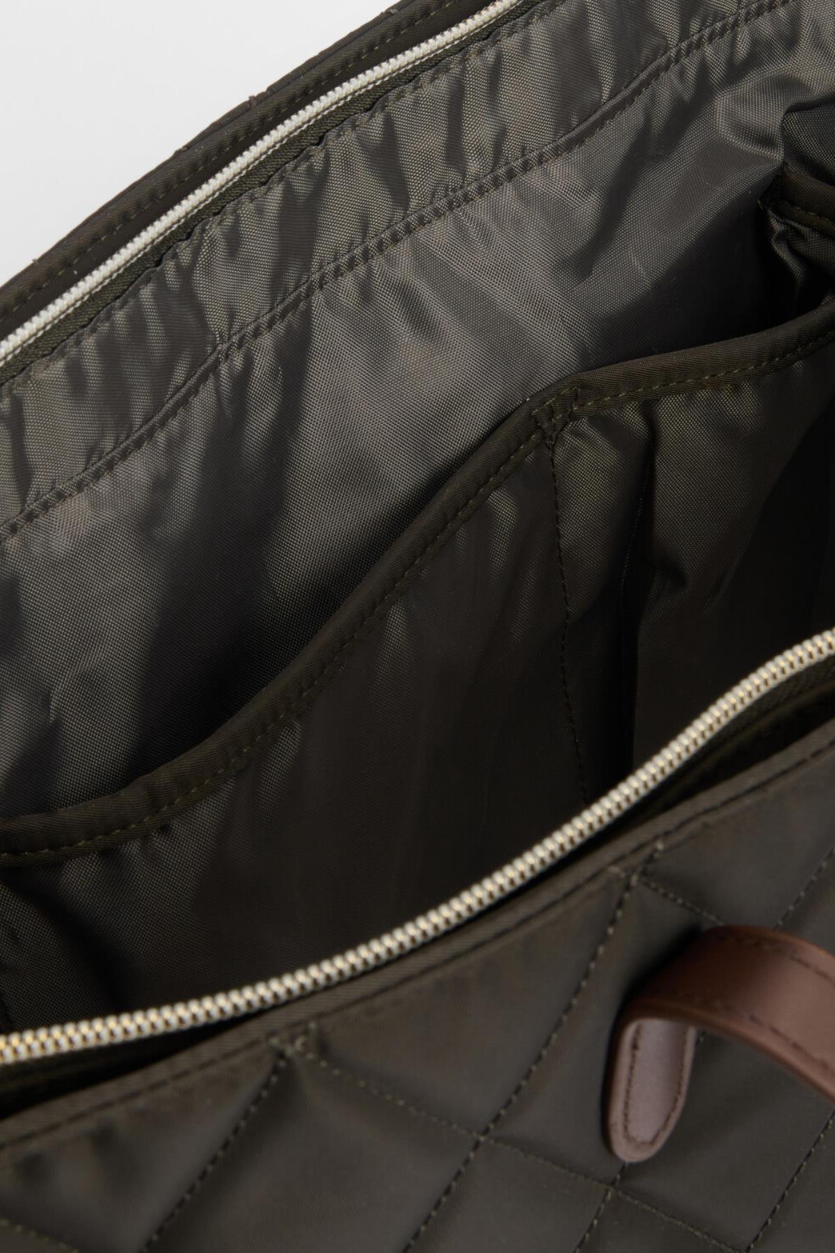 Barbour Quilted Tote Çanta OL75 Olive