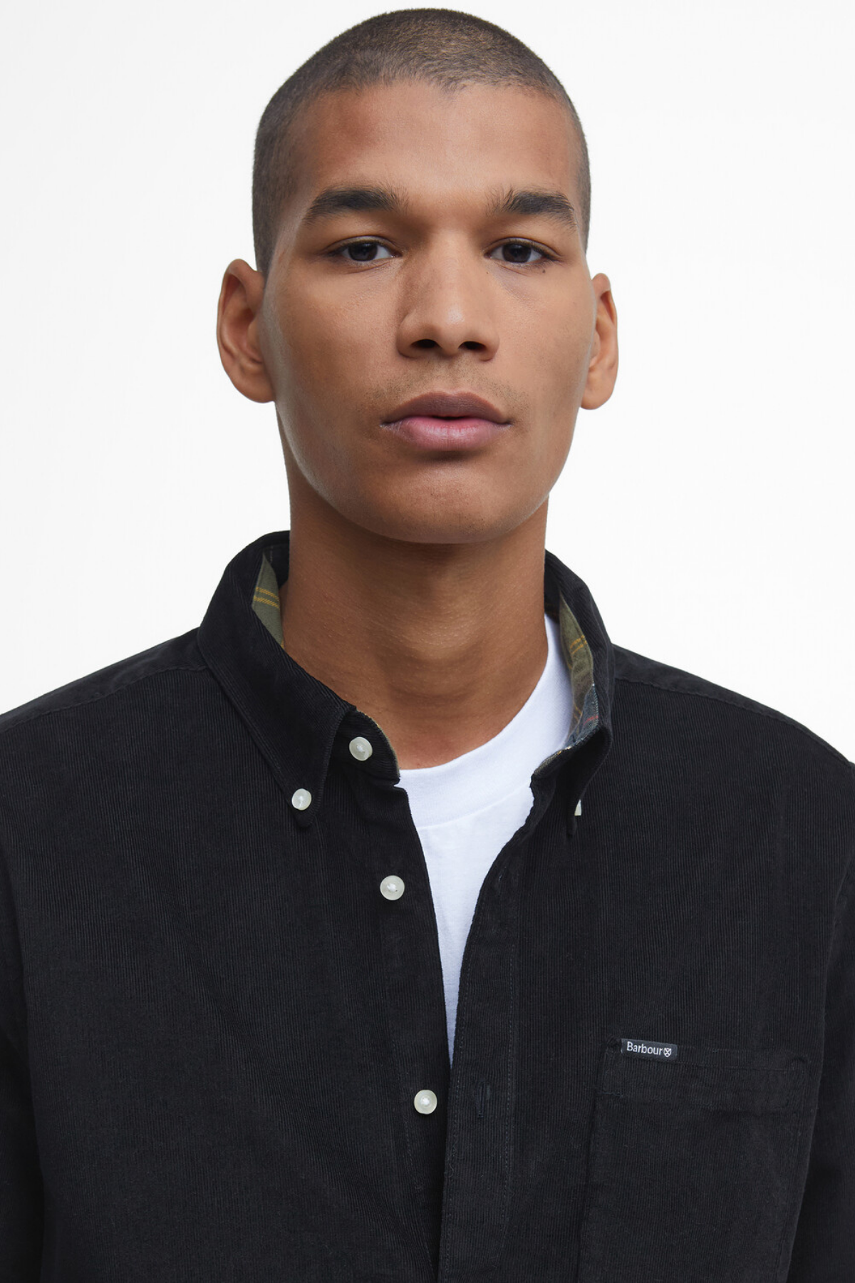 Barbour Ramsey Tailored Cord Gömlek BK31 Black