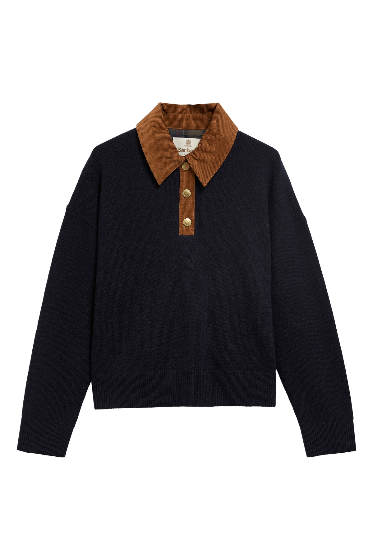 Barbour Ravenshill Knitted Kazak NY73 Navy