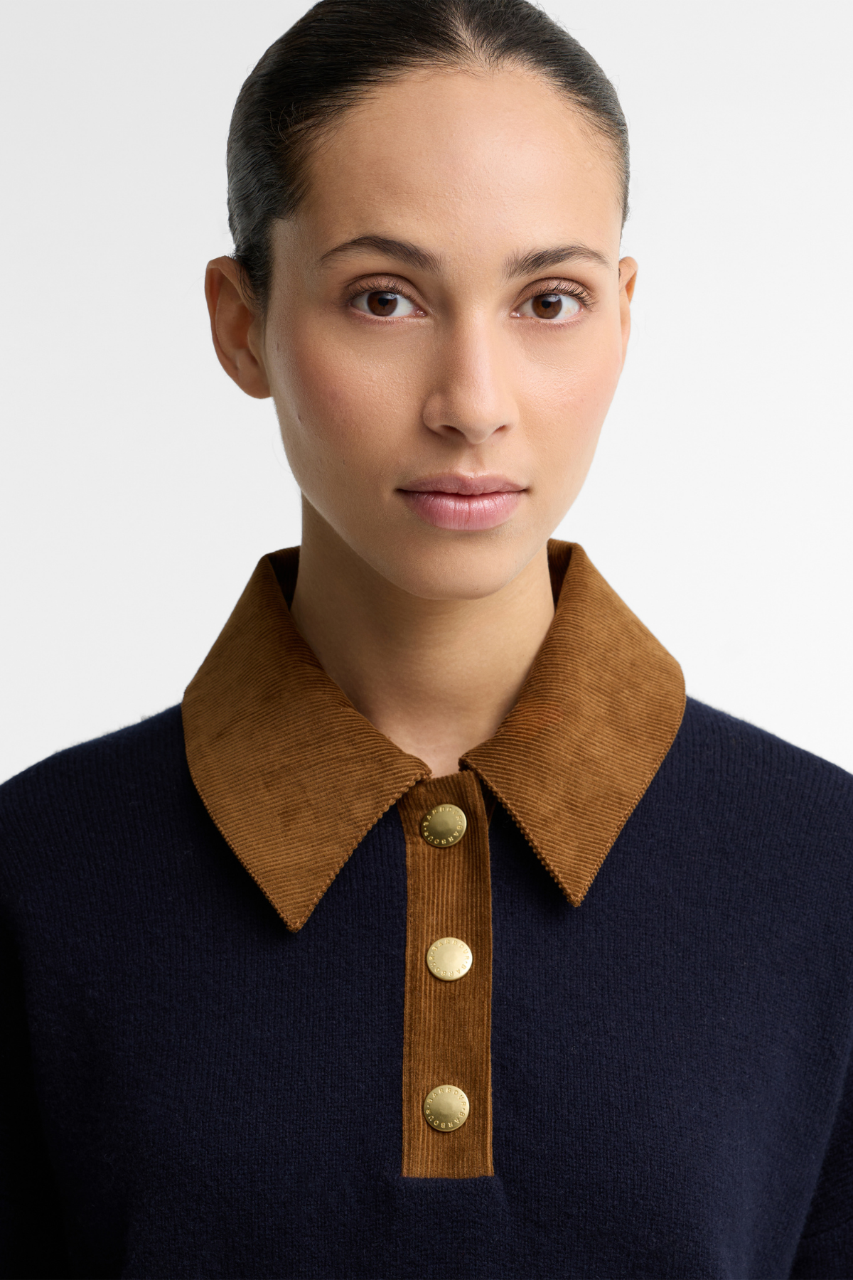 Barbour Ravenshill Knitted Kazak NY73 Navy