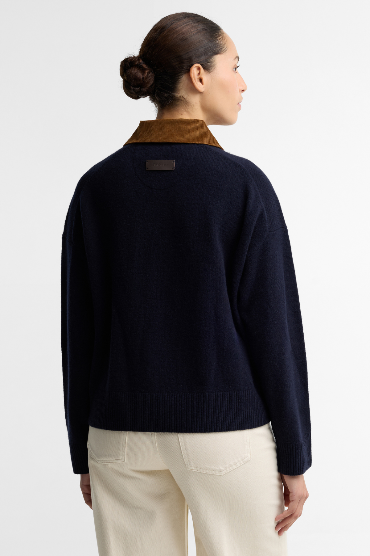 Barbour Ravenshill Knitted Kazak NY73 Navy